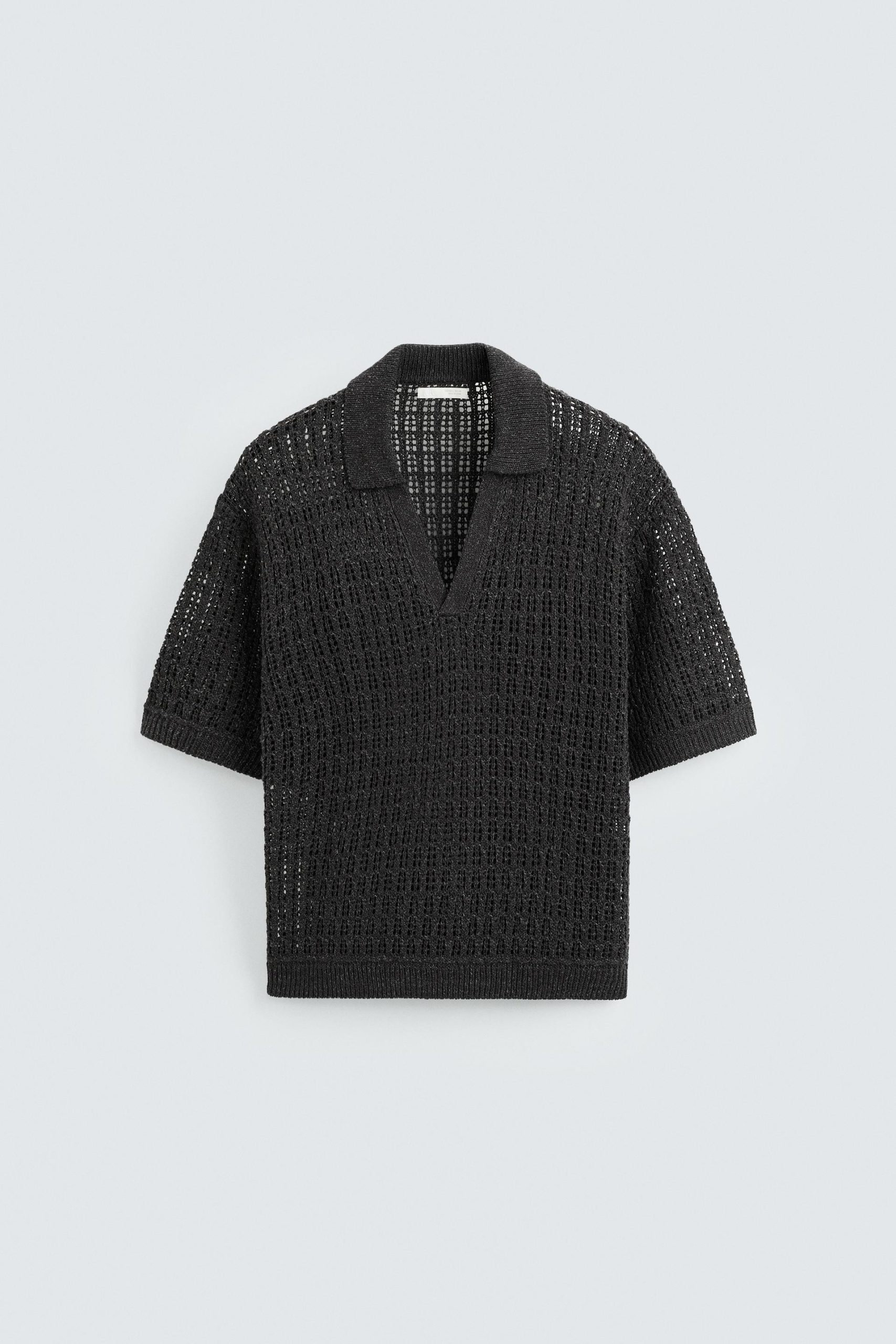 Cutwork Knit Polo Shirt MARO - Ảnh 8