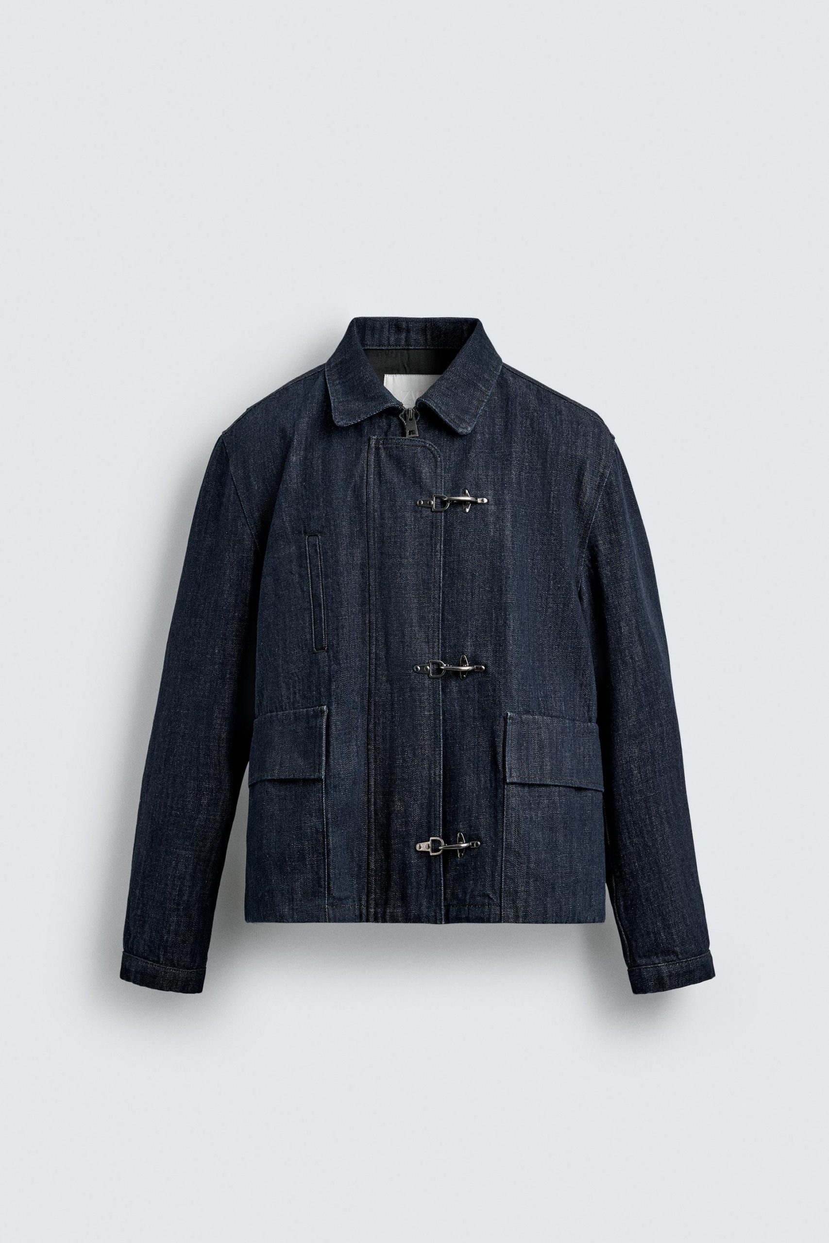 Denim Fireman Clasp Jacket MARO - Ảnh 7