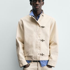 Denim Jacket With Fireman Clasp MARO
