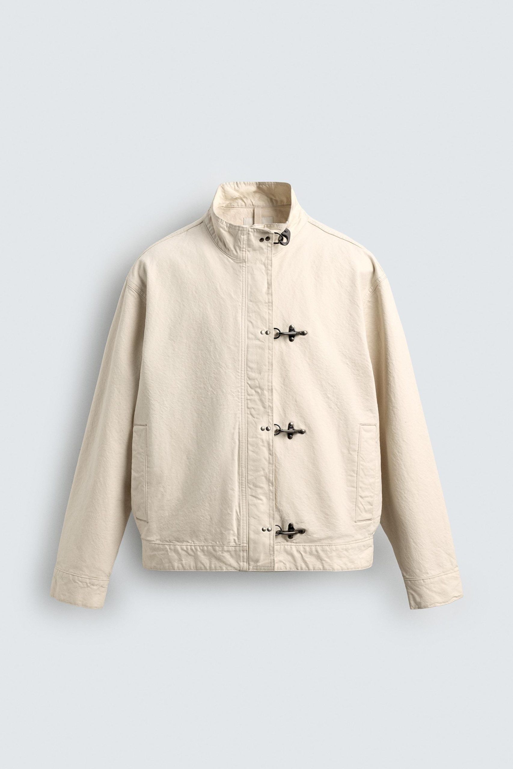 Denim Jacket With Fireman Clasp MARO - Ảnh 9
