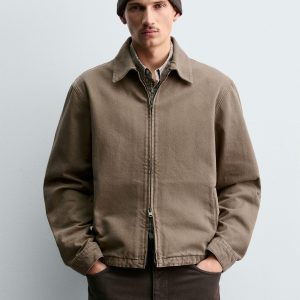Denim Zip-Up Jacket MARO
