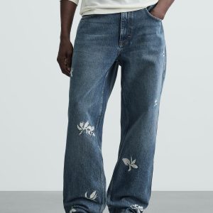 EMBROIDERED RELAXED FIT JEANS MARO