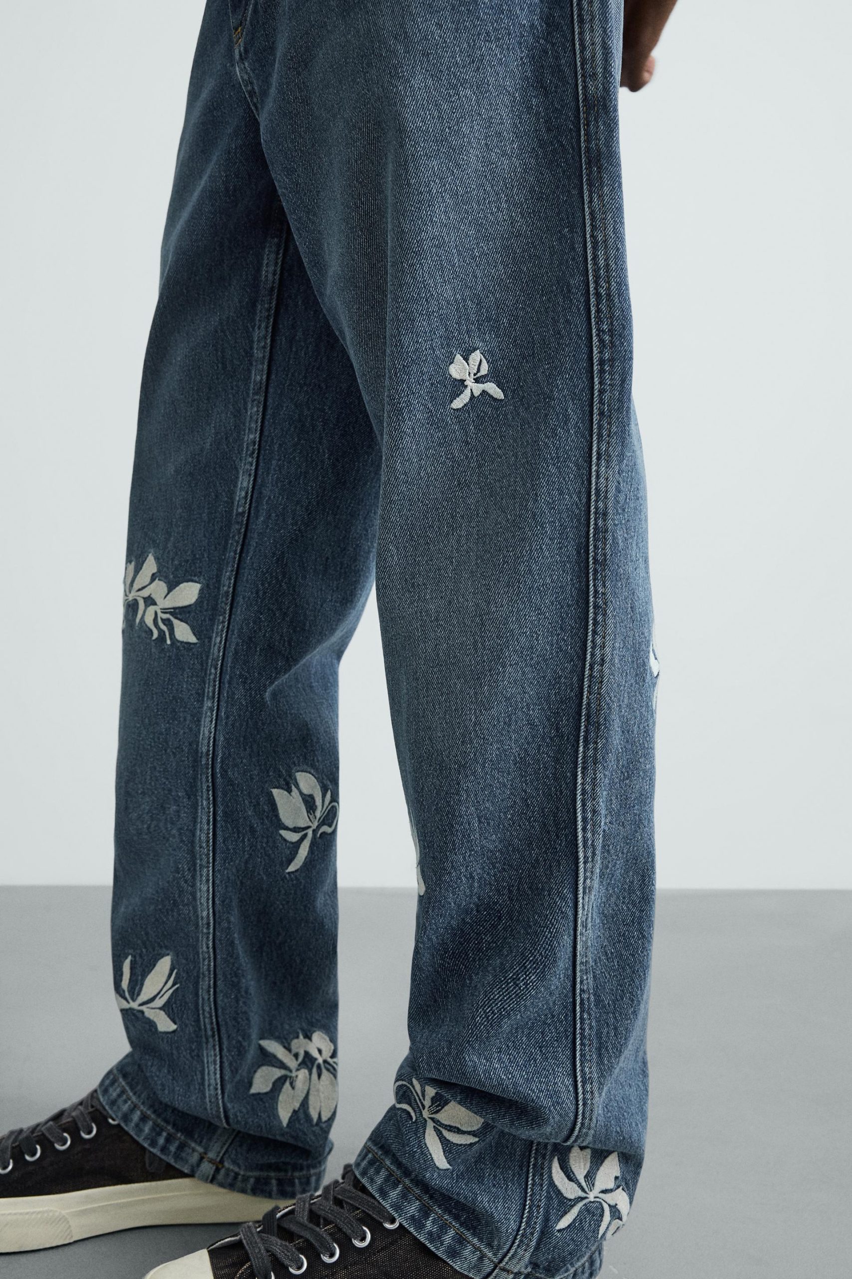 EMBROIDERED RELAXED FIT JEANS MARO - Ảnh 7