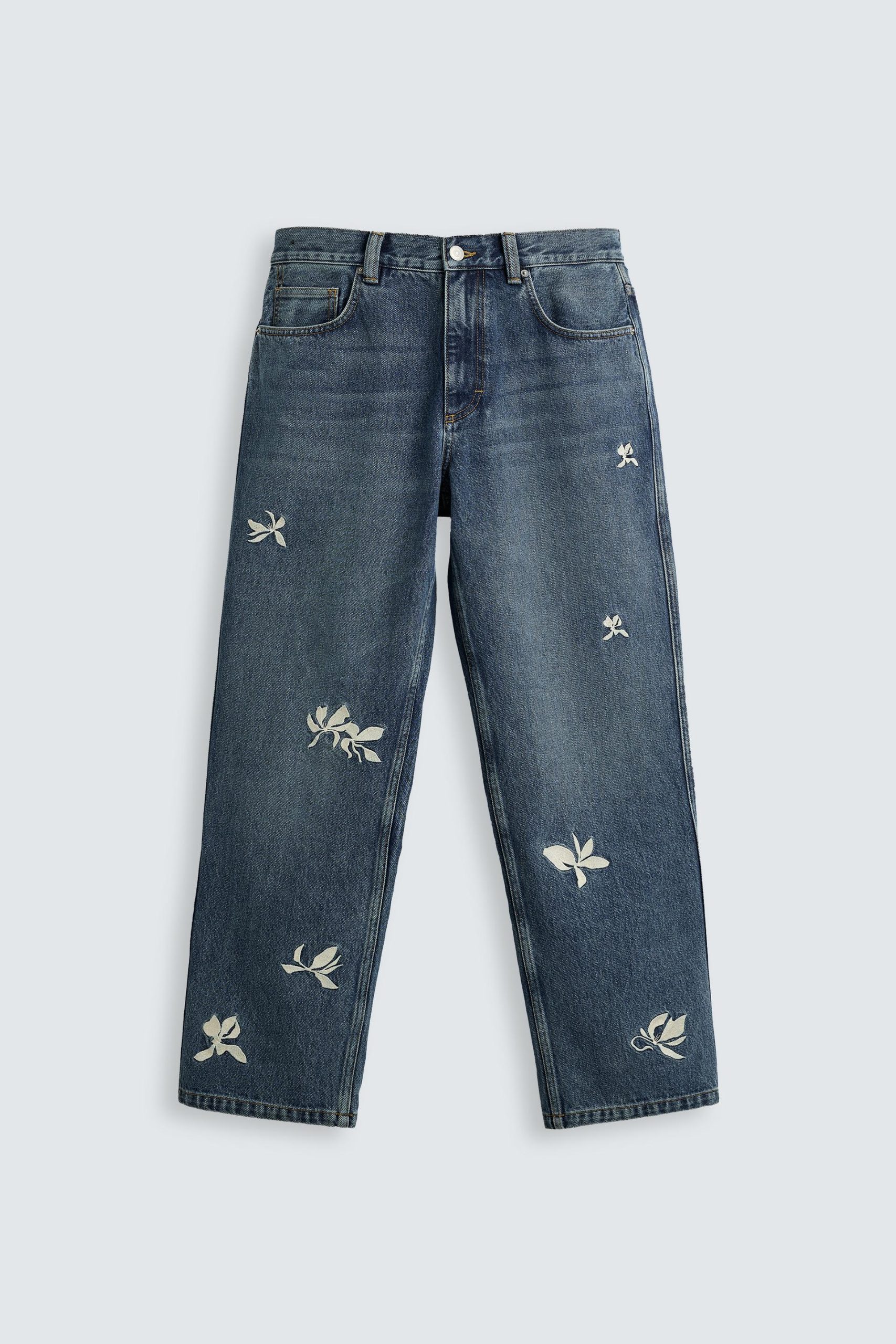 EMBROIDERED RELAXED FIT JEANS MARO - Ảnh 5
