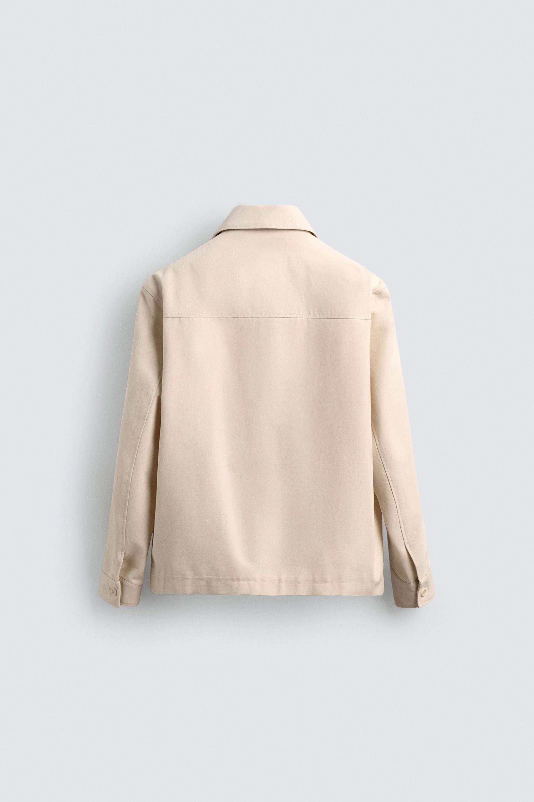 FILIPE JARDIM X ZARA CONTRAST PATCH OVERSHIRT MARO - Ảnh 2