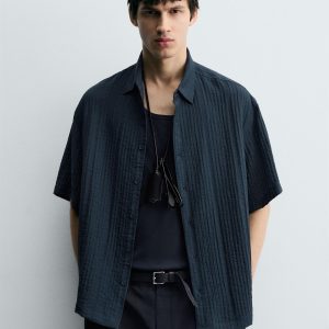Flowing Textured Shirt MARO