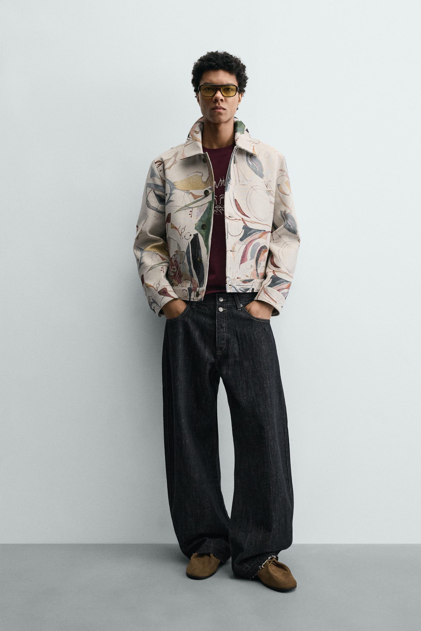 Geometric Jacquard Jacket MARO