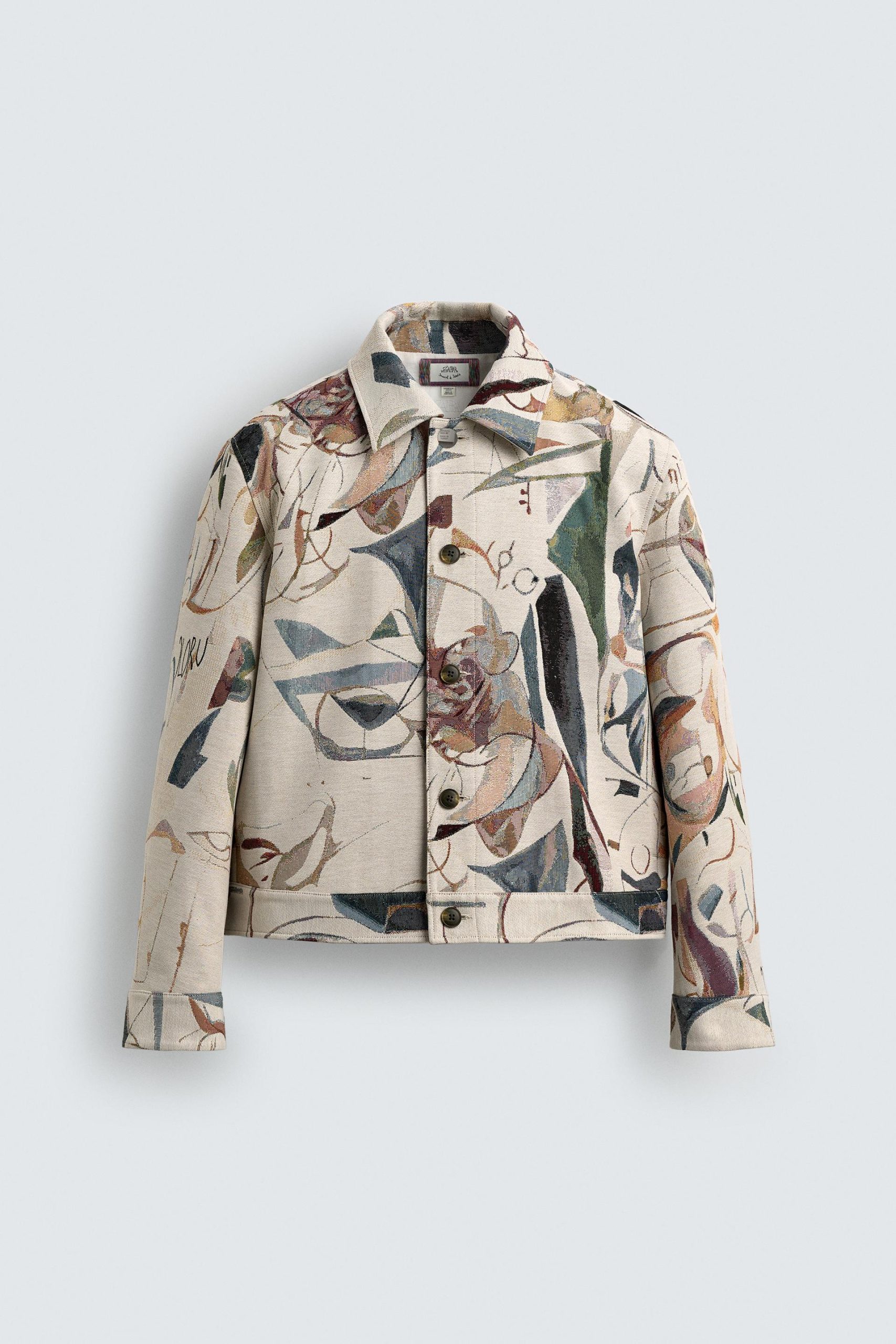 Geometric Jacquard Jacket MARO - Ảnh 9