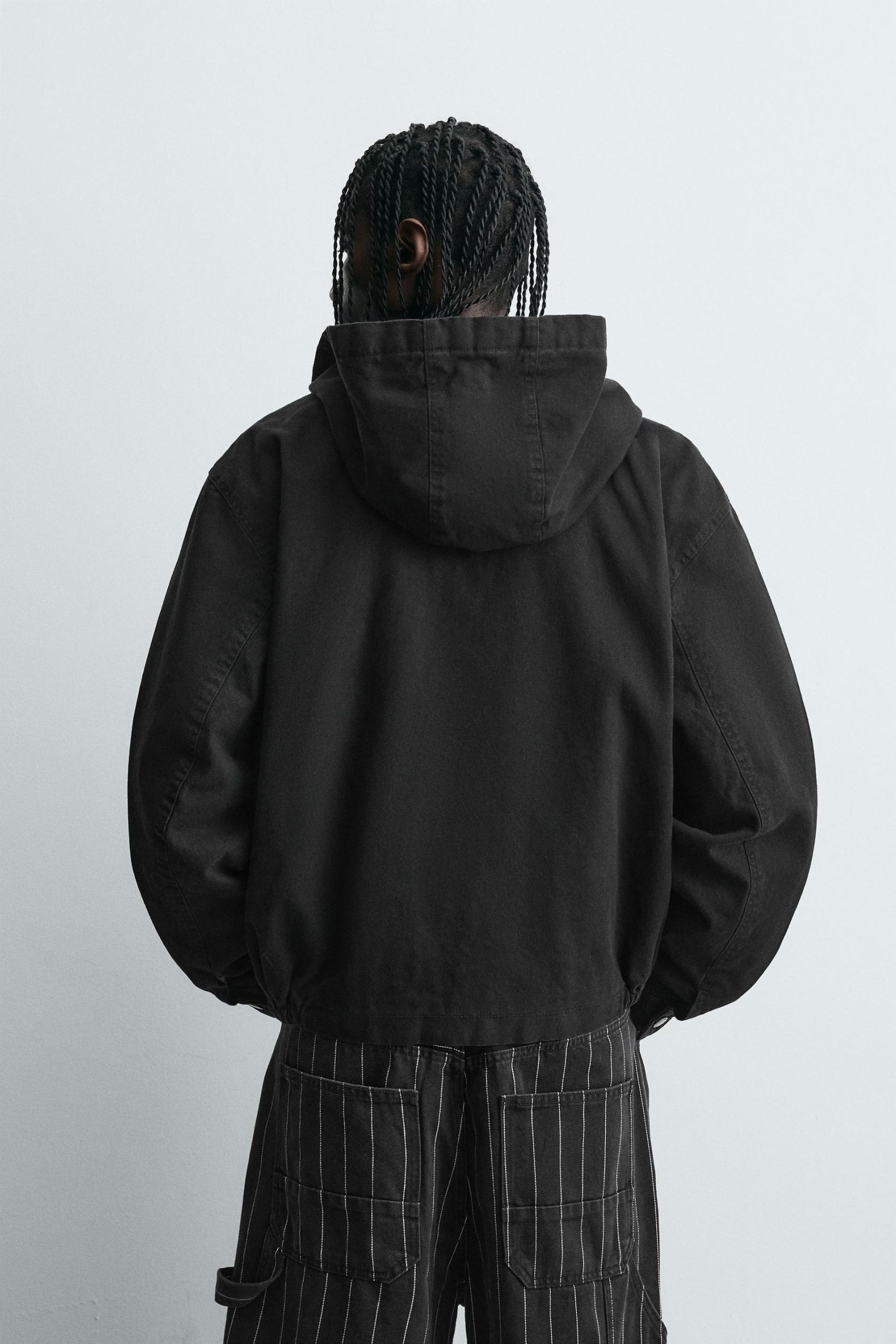 Hooded Jacket With Fireman Clasps MARO - Ảnh 4