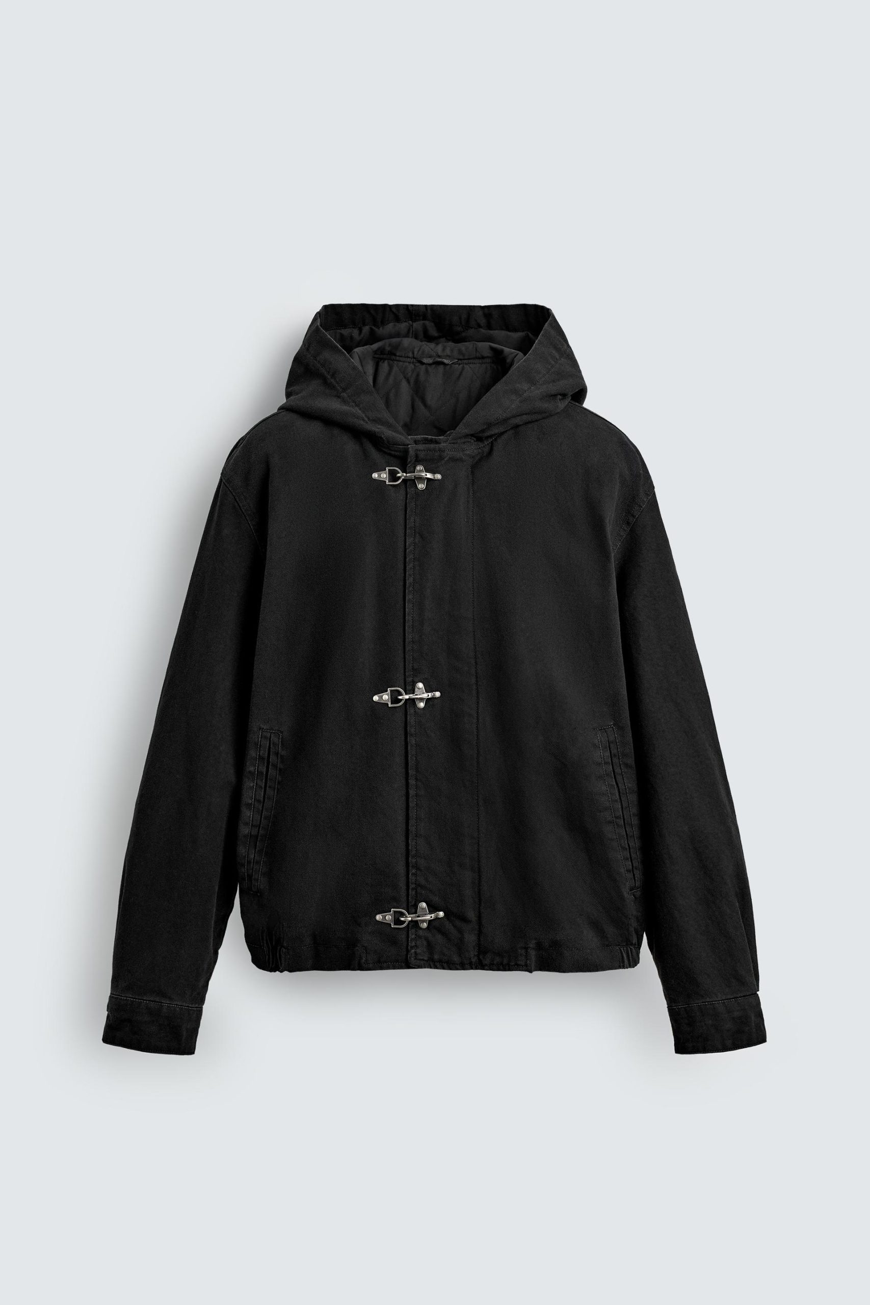 Hooded Jacket With Fireman Clasps MARO - Ảnh 8