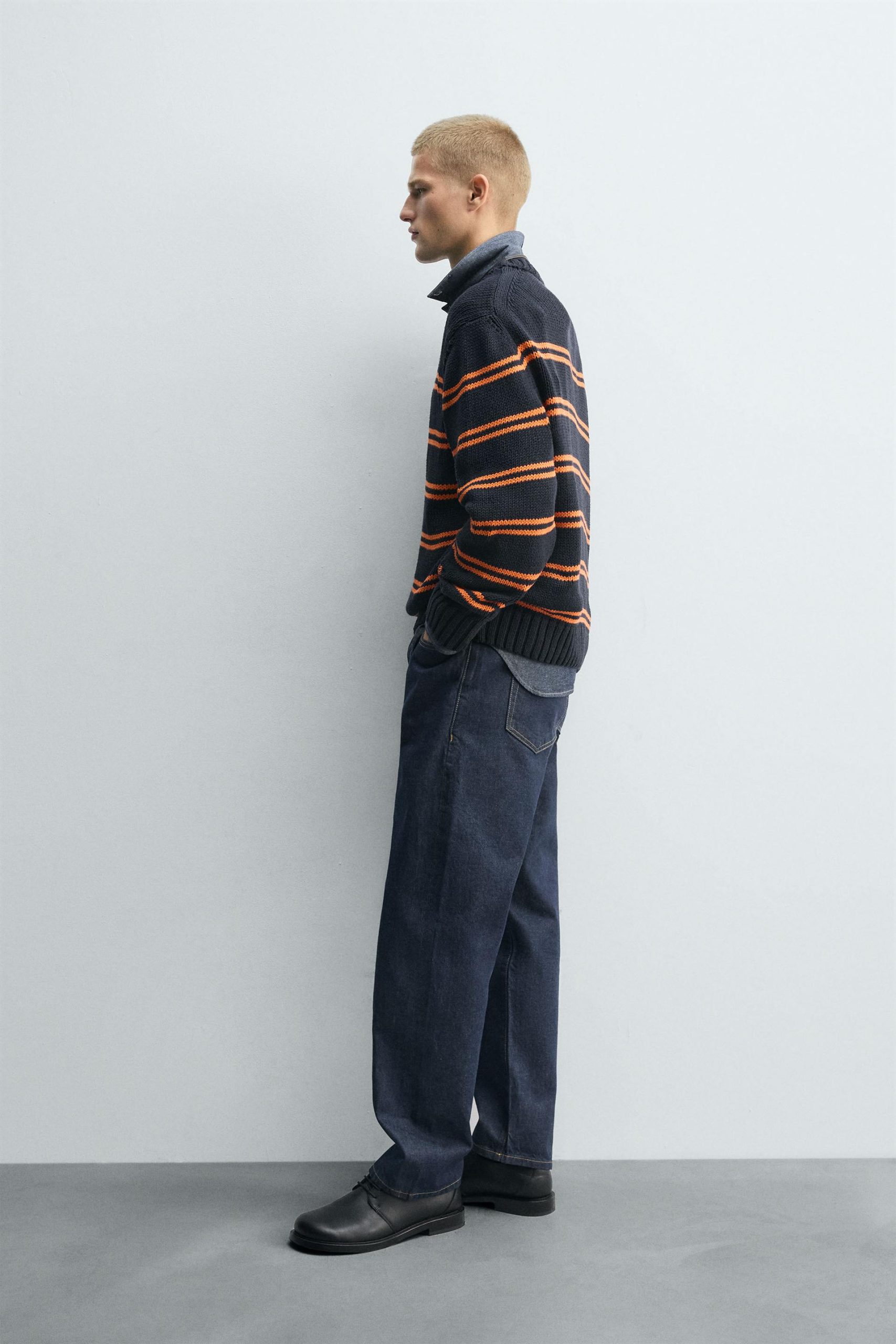JACQUARD STRIPE JUMPER MARO - Ảnh 6
