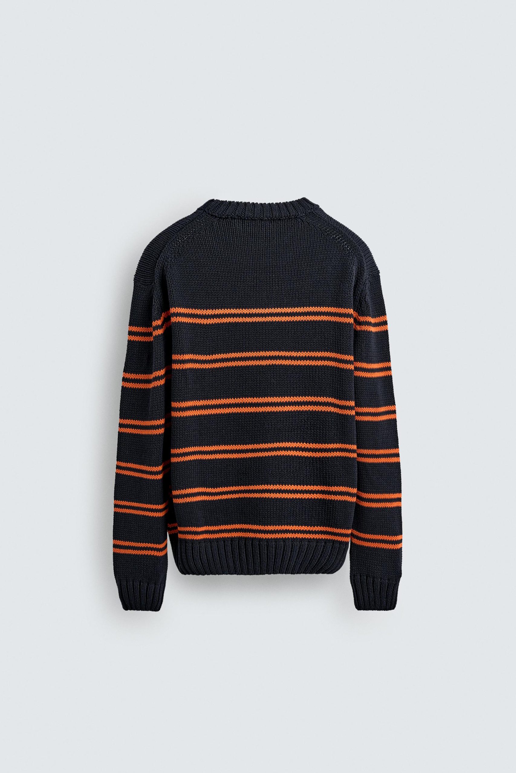 JACQUARD STRIPE JUMPER MARO - Ảnh 2