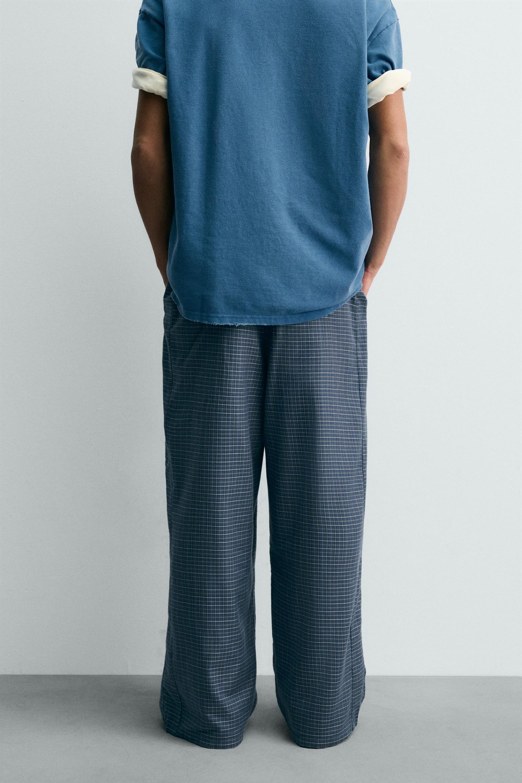 Limited Edition Baggy Fit Check Trousers MARO - Ảnh 2