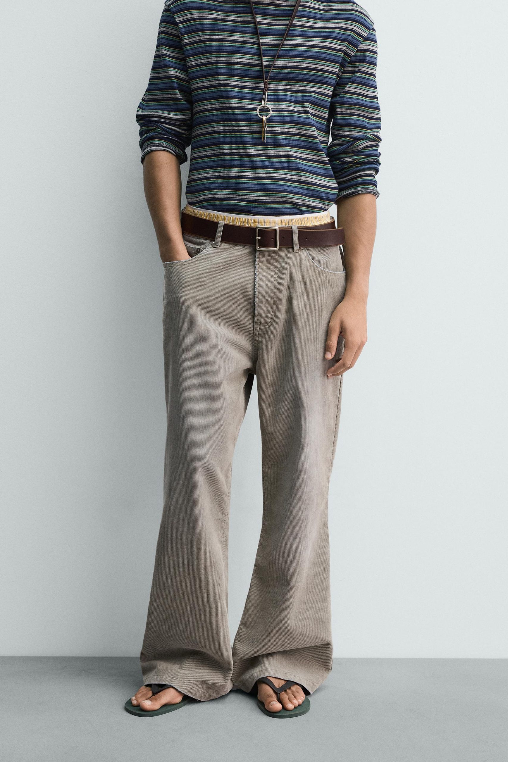 Limited Edition Flare Fit Corduroy Trousers MARO