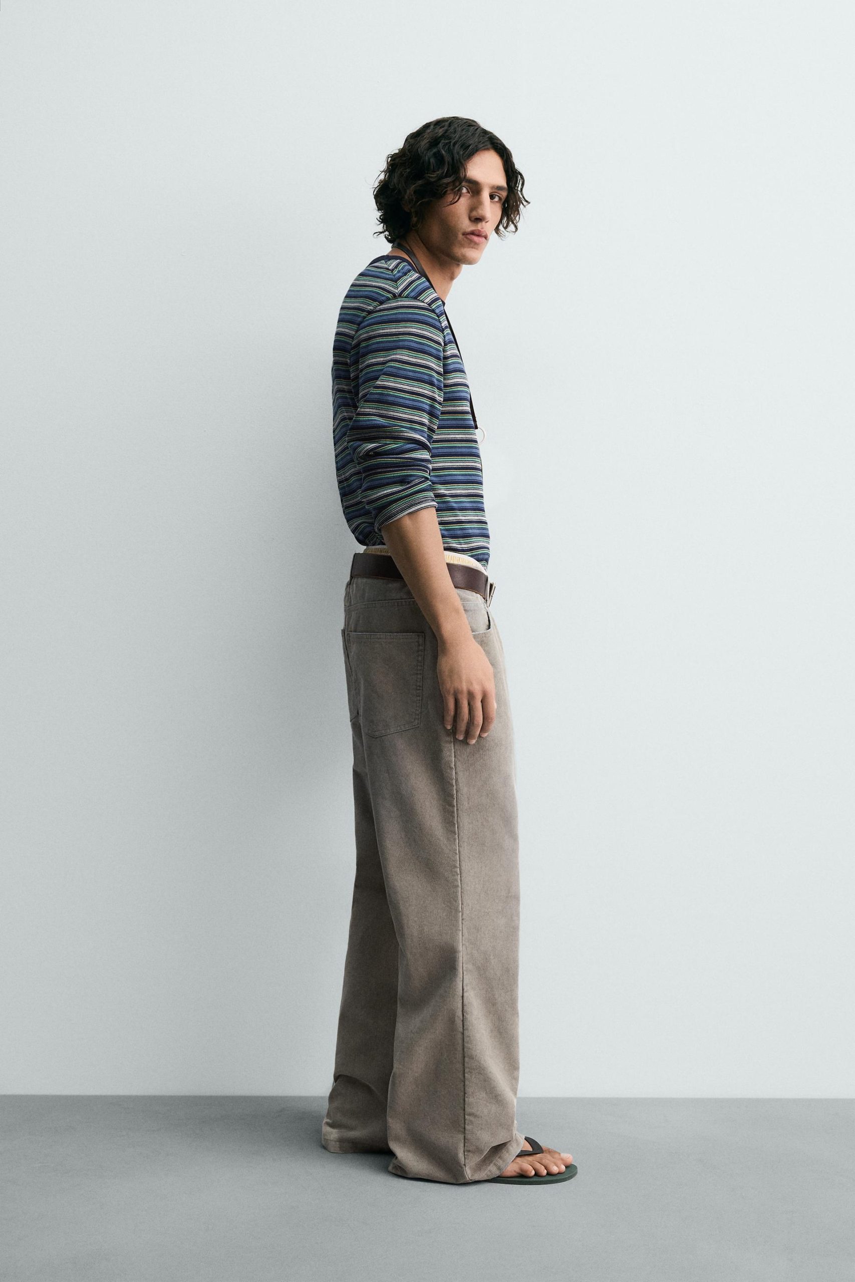 Limited Edition Flare Fit Corduroy Trousers MARO - Ảnh 7