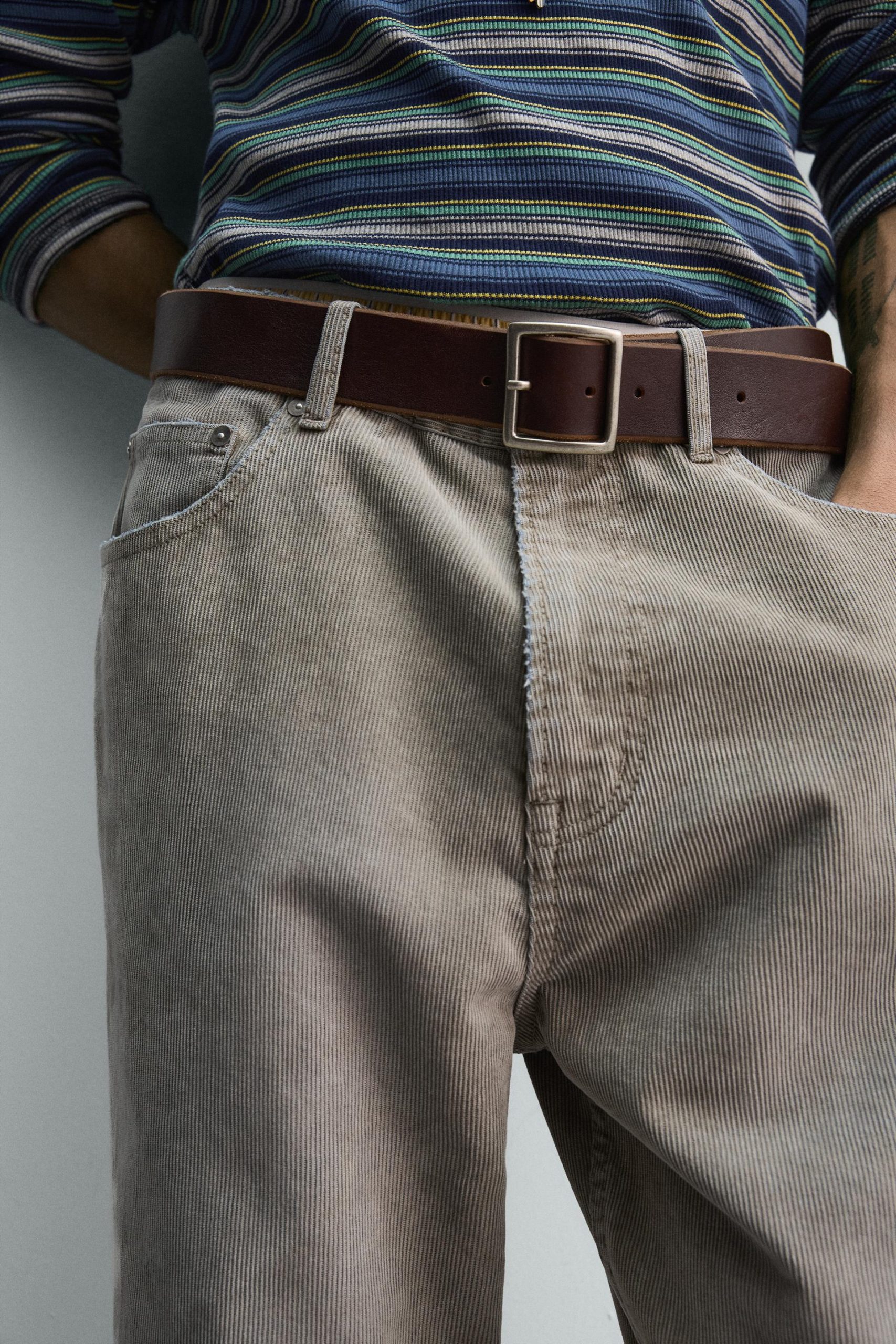 Limited Edition Flare Fit Corduroy Trousers MARO - Ảnh 6