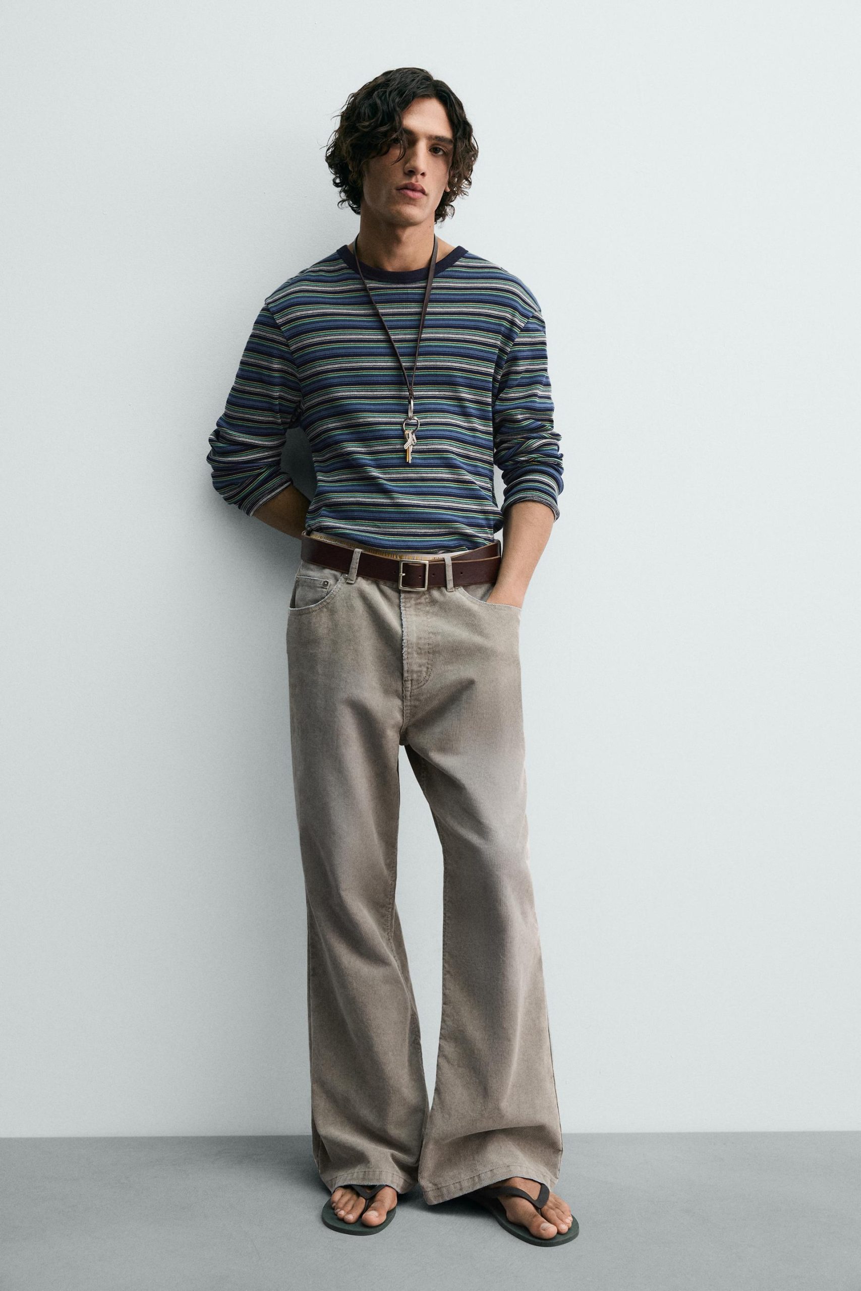 Limited Edition Flare Fit Corduroy Trousers MARO - Ảnh 4