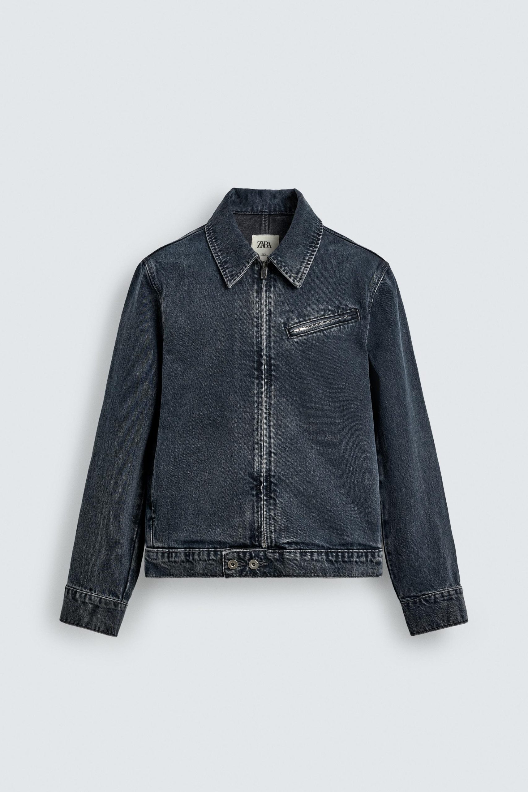 Limited Edition Denim Zip-Up Jacket MARO - Ảnh 9