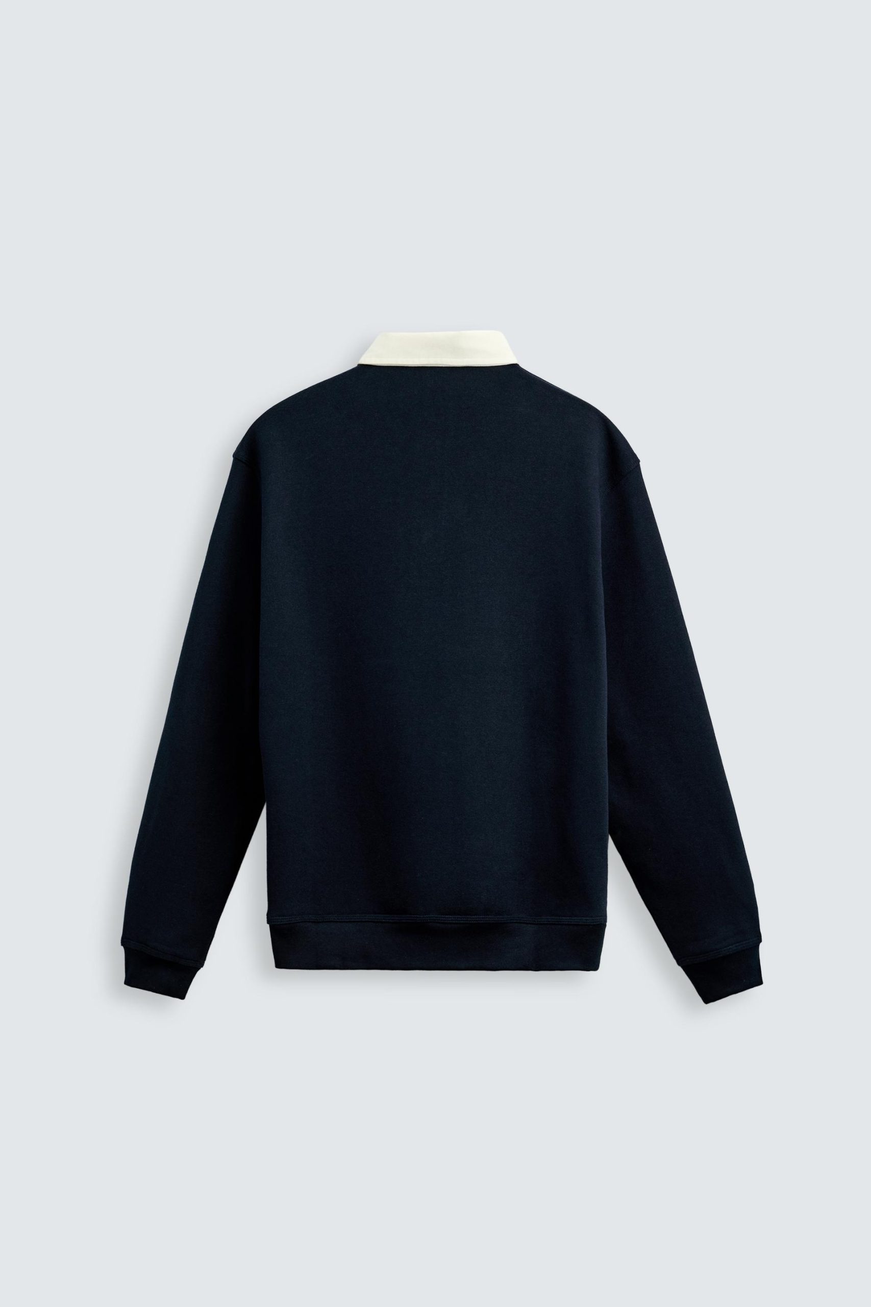 POLO SWEATSHIRT WITH CONTRAST COLLAR MARO - Ảnh 3