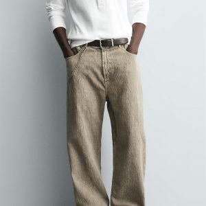 PRINT BAGGY FIT TROUSERS MARO