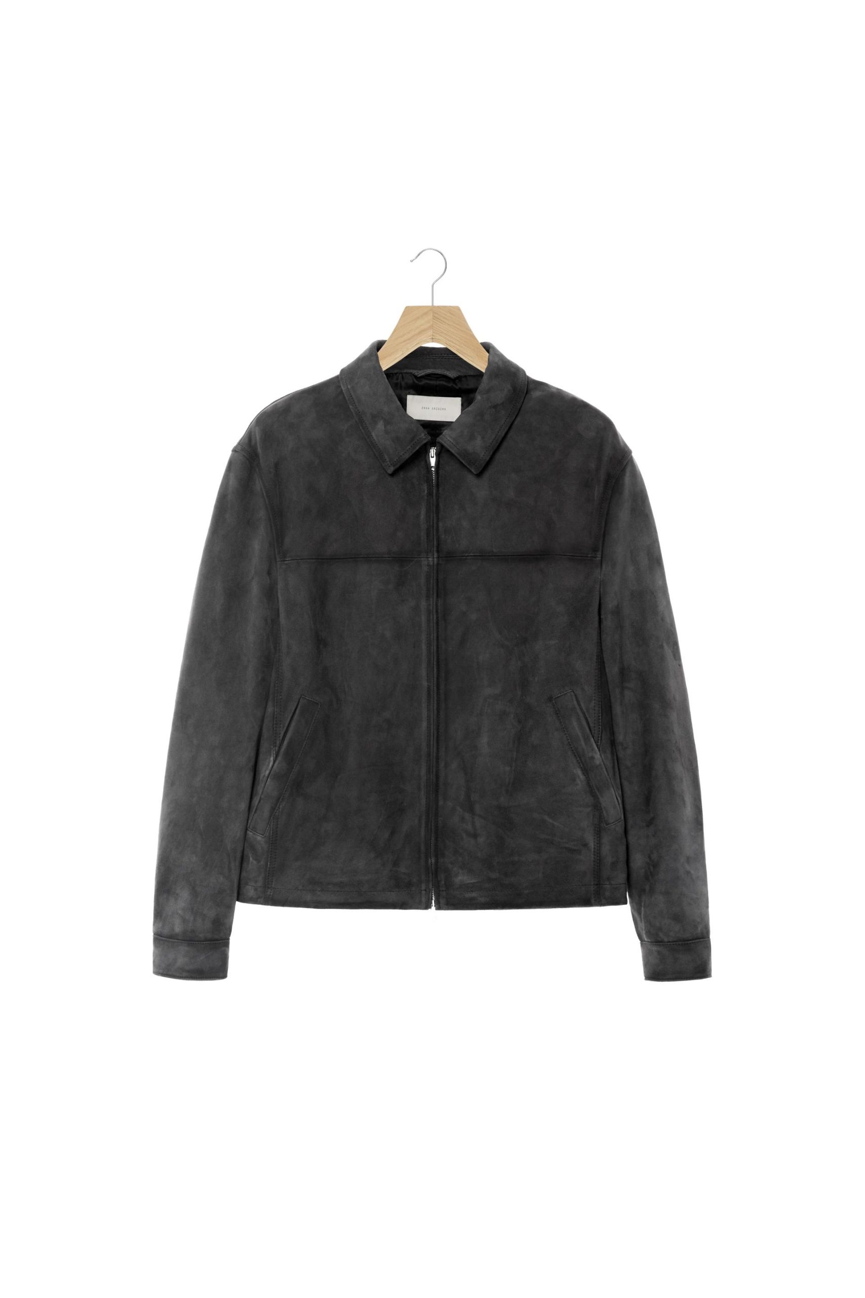 Regular Fit Suede Leather Jacket MARO - Ảnh 3