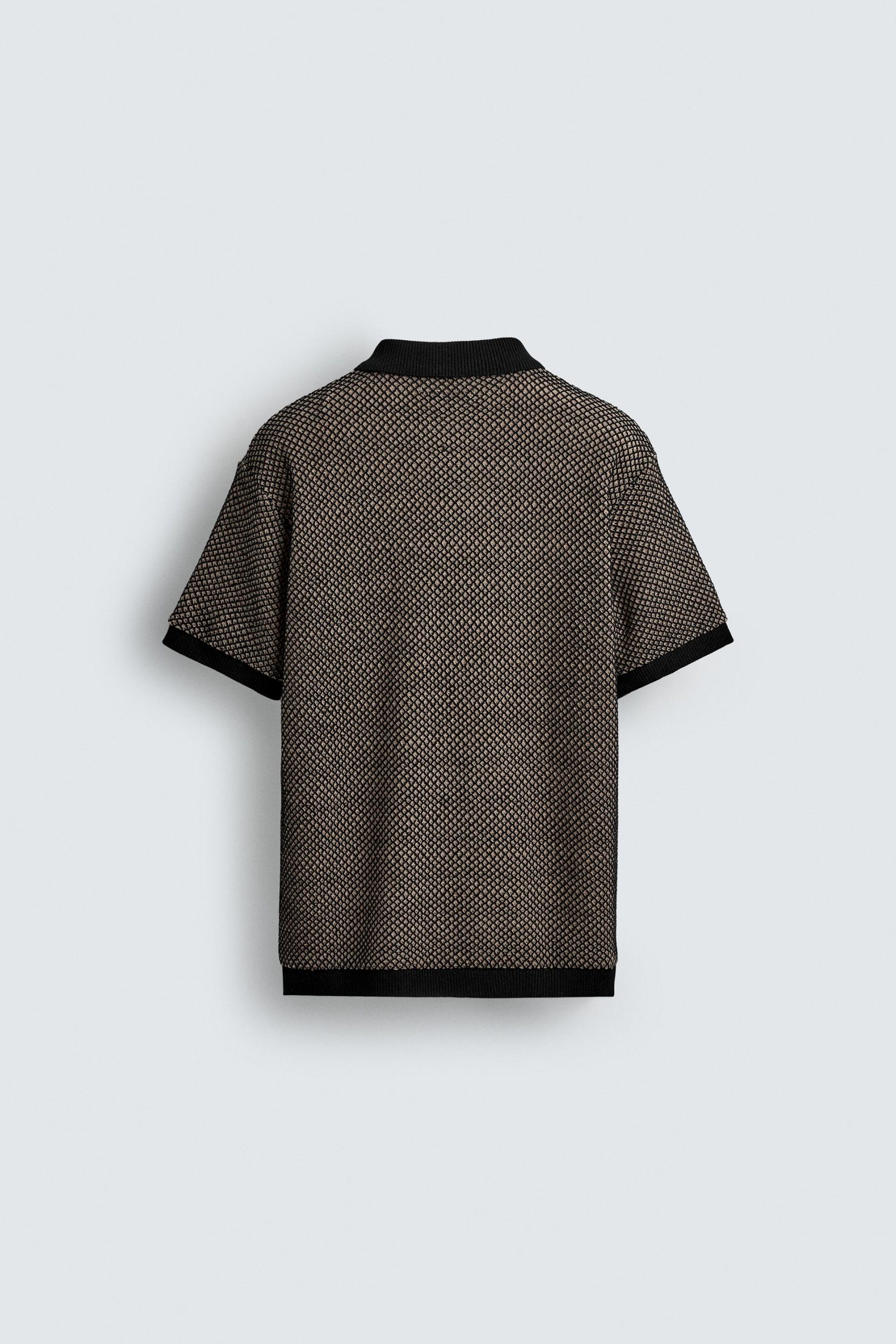 REGULAR FIT TEXTURED POLO SHIRT MARO - Ảnh 2