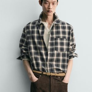 RELAXED FIT CHECK SHIRT MARO