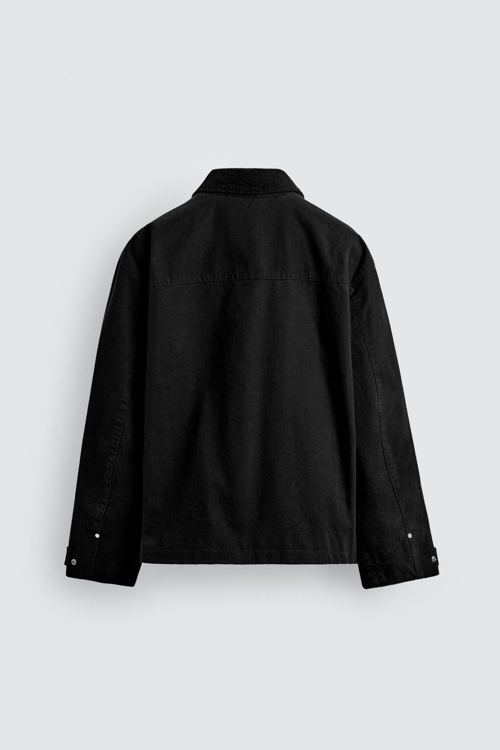 Relaxed Fit Contrast Collar Jacket MARO - Ảnh 9