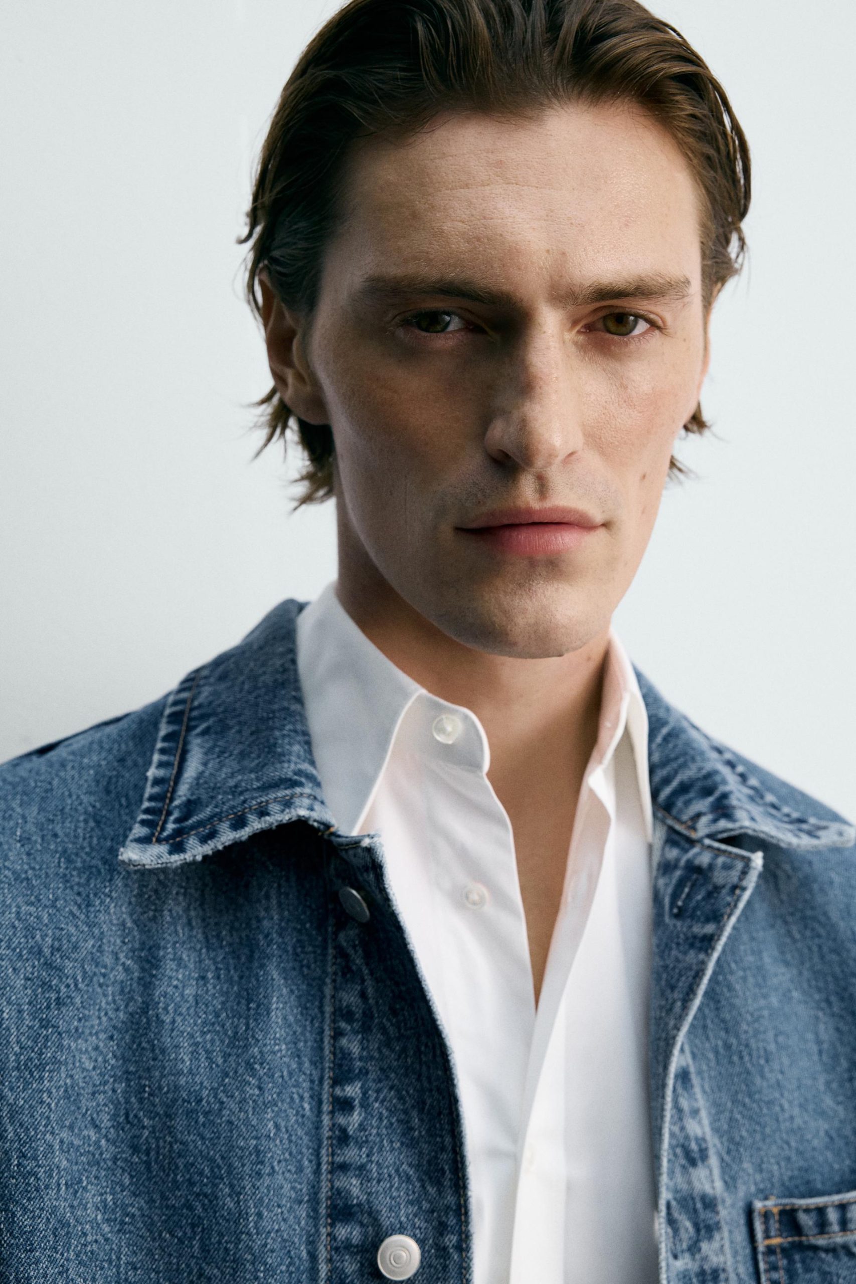 Relaxed Fit Denim Jacket With Pockets Limited Edition MARO - Ảnh 8