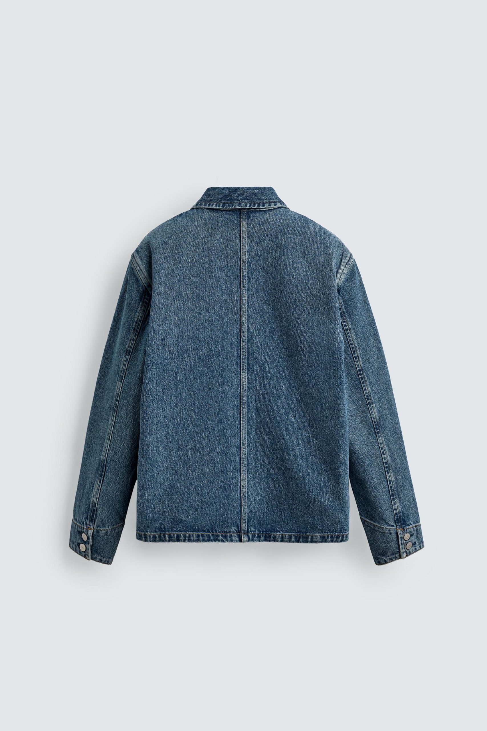 Relaxed Fit Denim Jacket With Pockets Limited Edition MARO - Ảnh 10