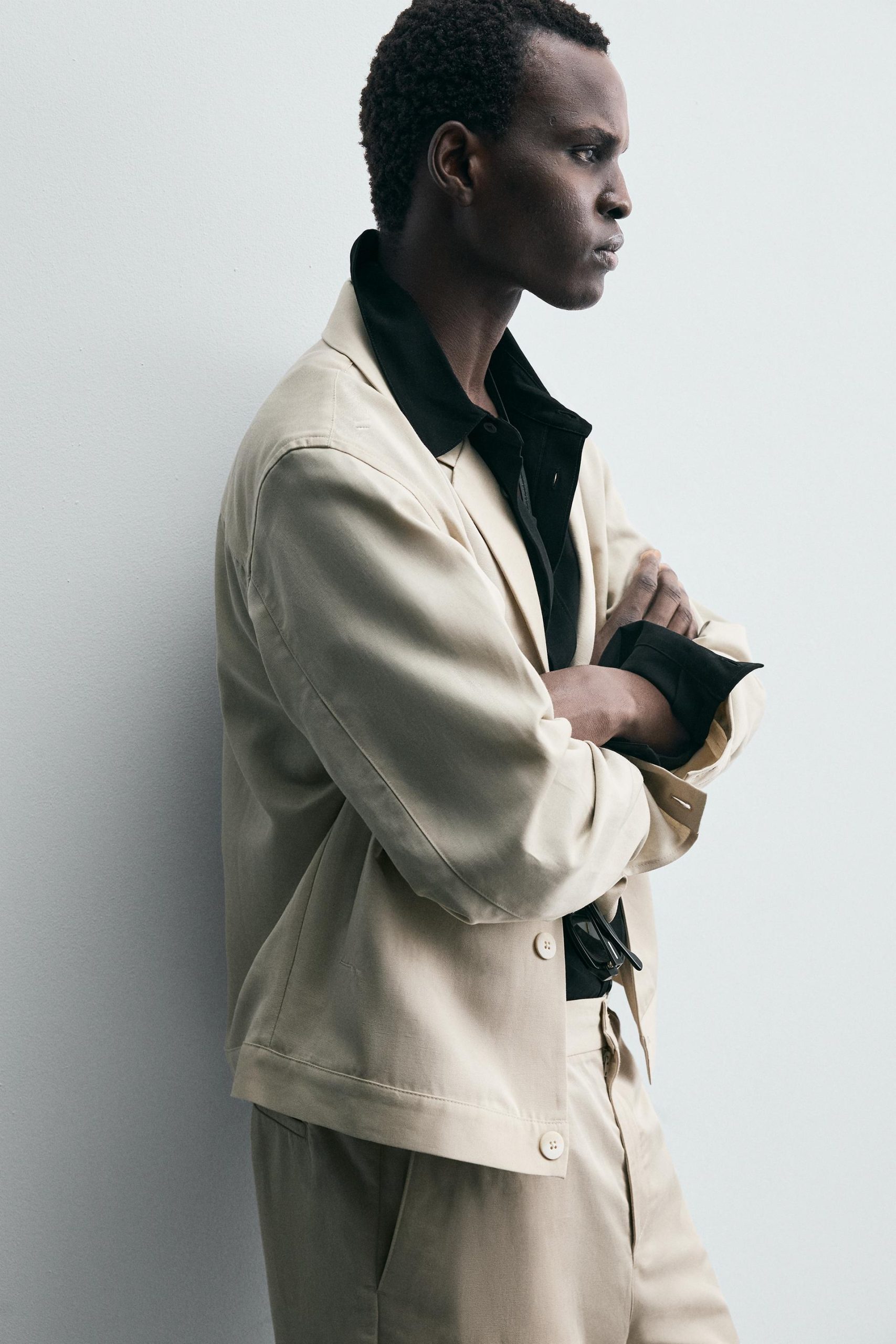 RELAXED FIT OVERSHIRT MARO - Ảnh 4