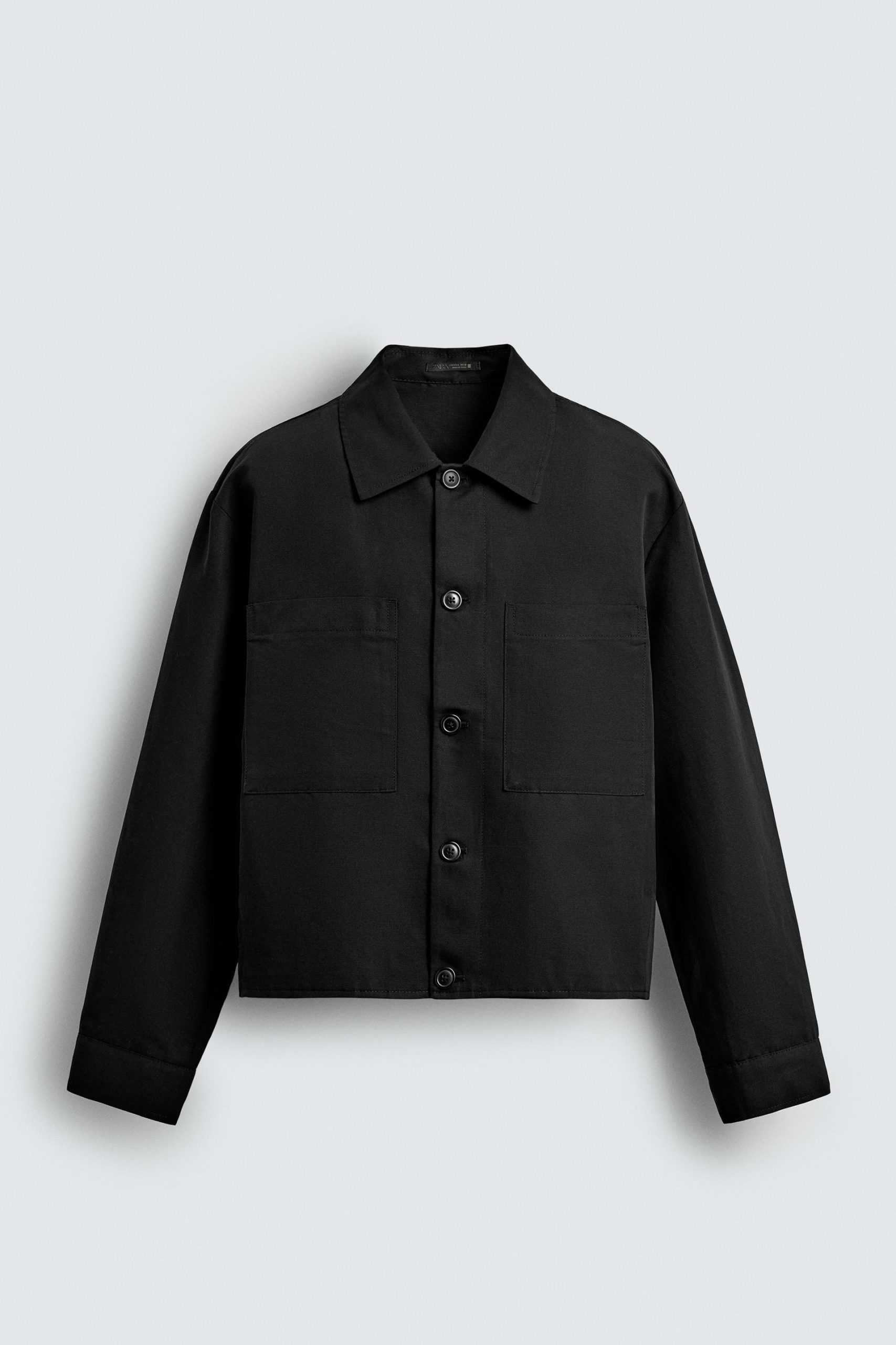 Relaxed Fit Overshirt With Pockets MARO - Ảnh 3