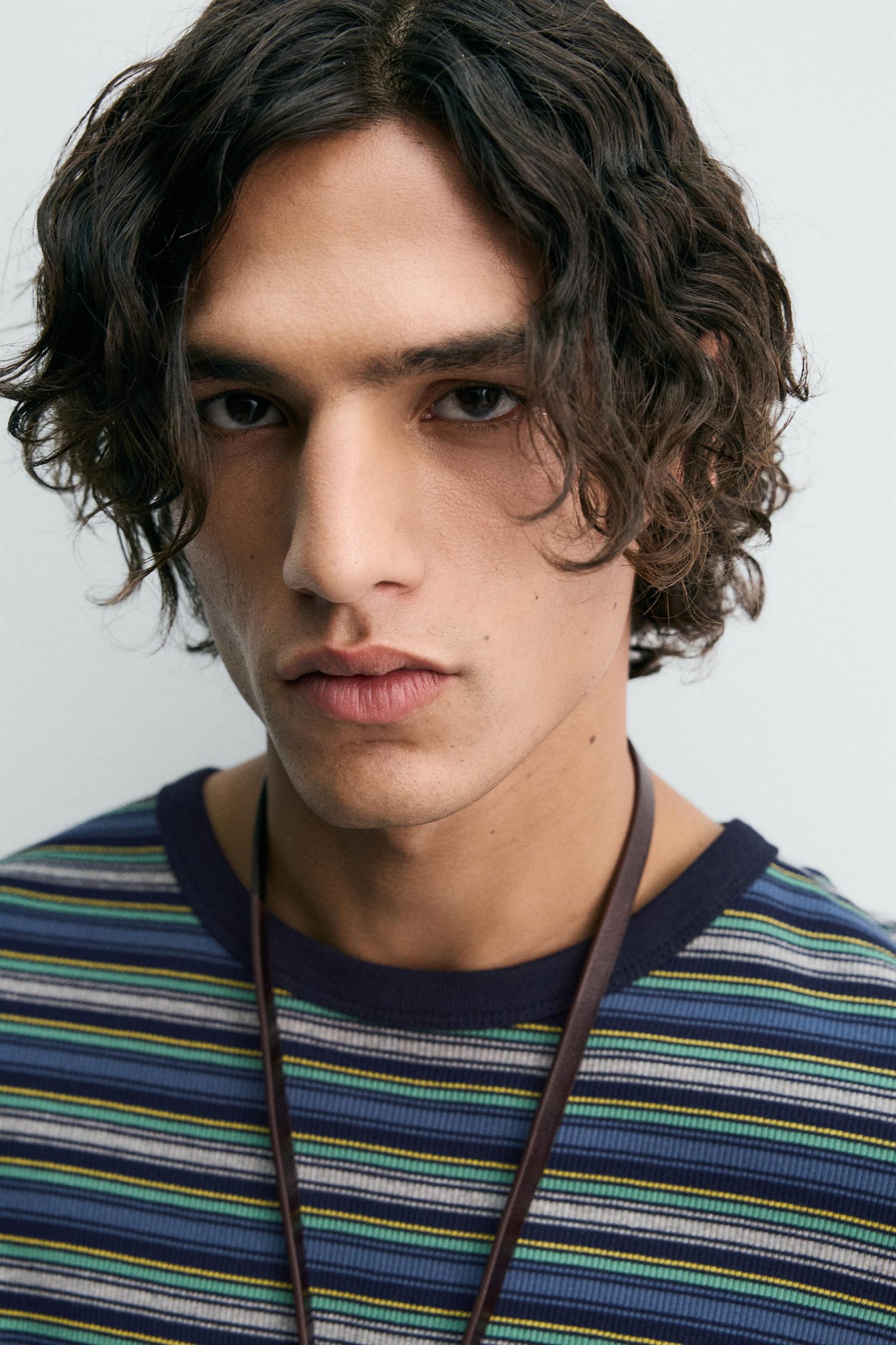 RIBBED STRIPED T-SHIRT MARO - Ảnh 5
