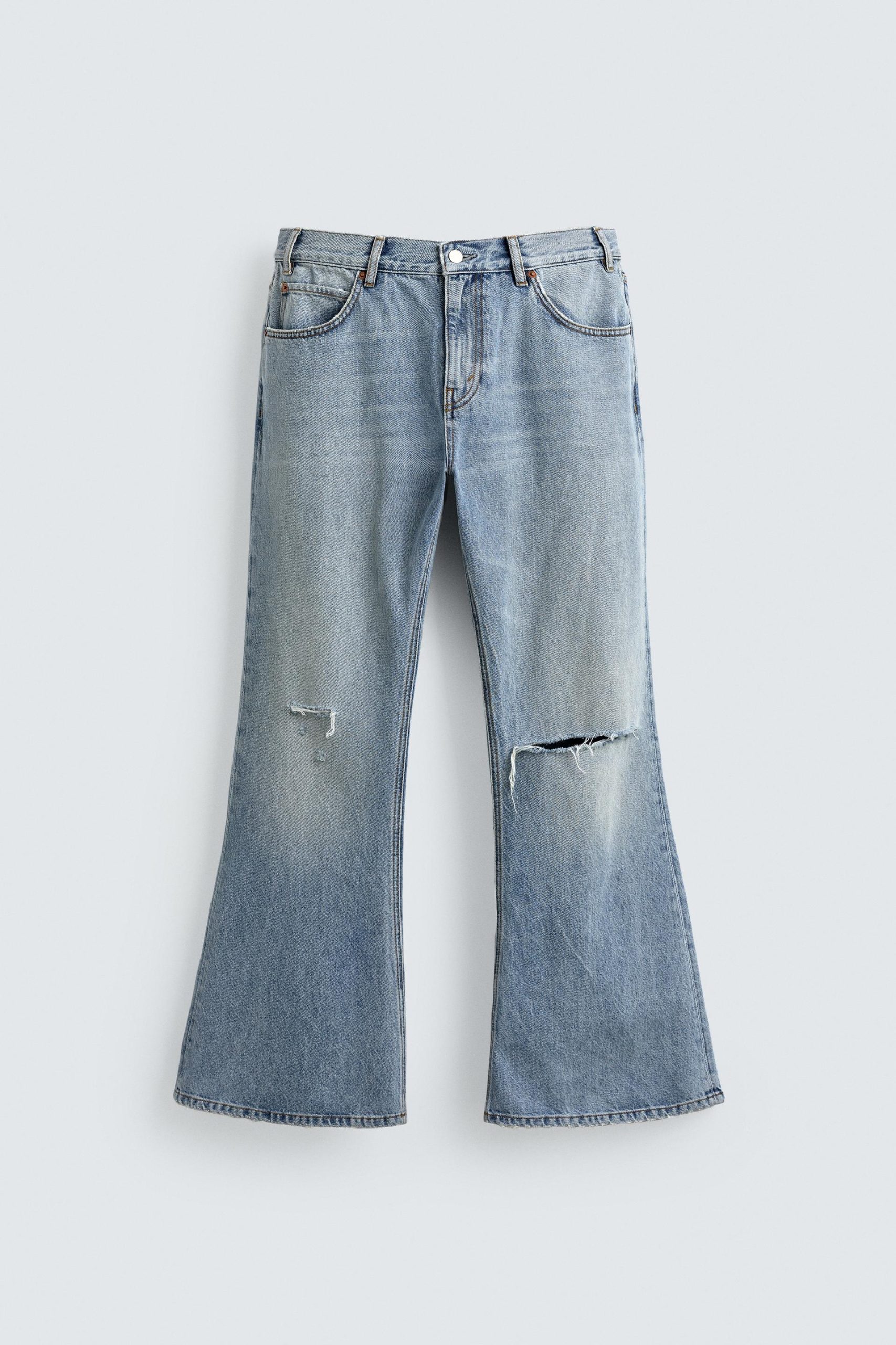 RIPPED FLARE FIT JEANS MARO - Ảnh 5