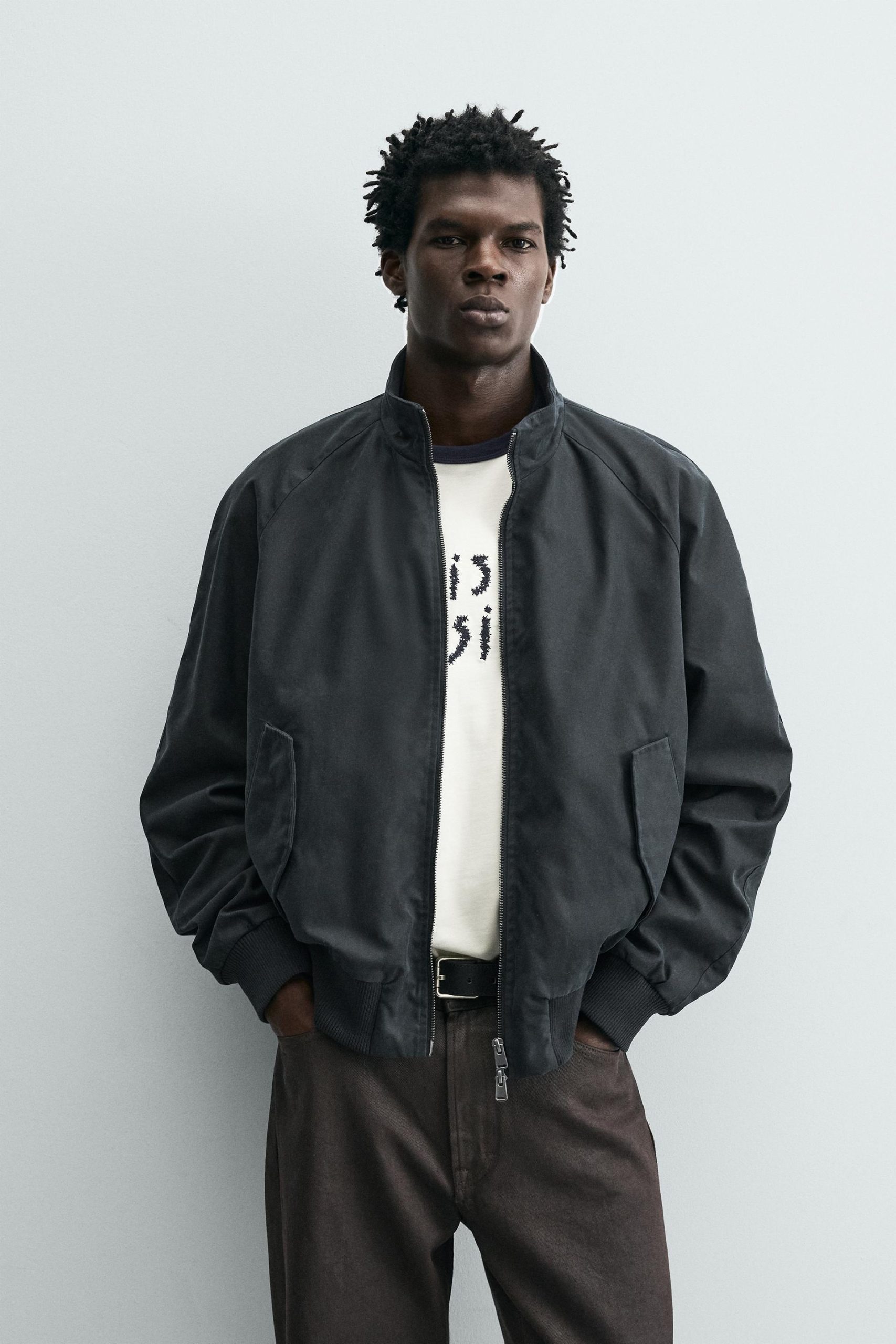 Relaxed Fit Washed Jacket MARO