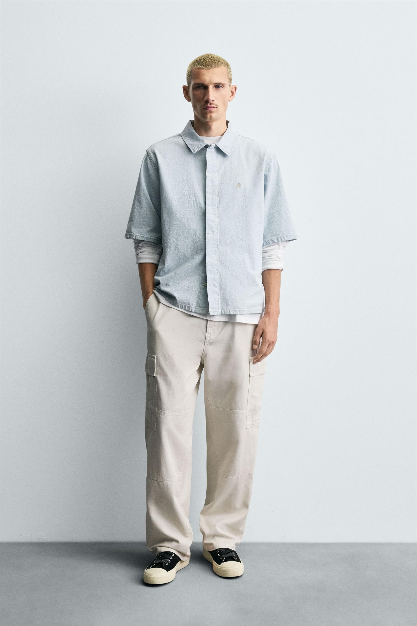 Straight-Leg Cargo Trousers MARO - Ảnh 11