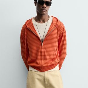 STRIPED HOODIE MARO