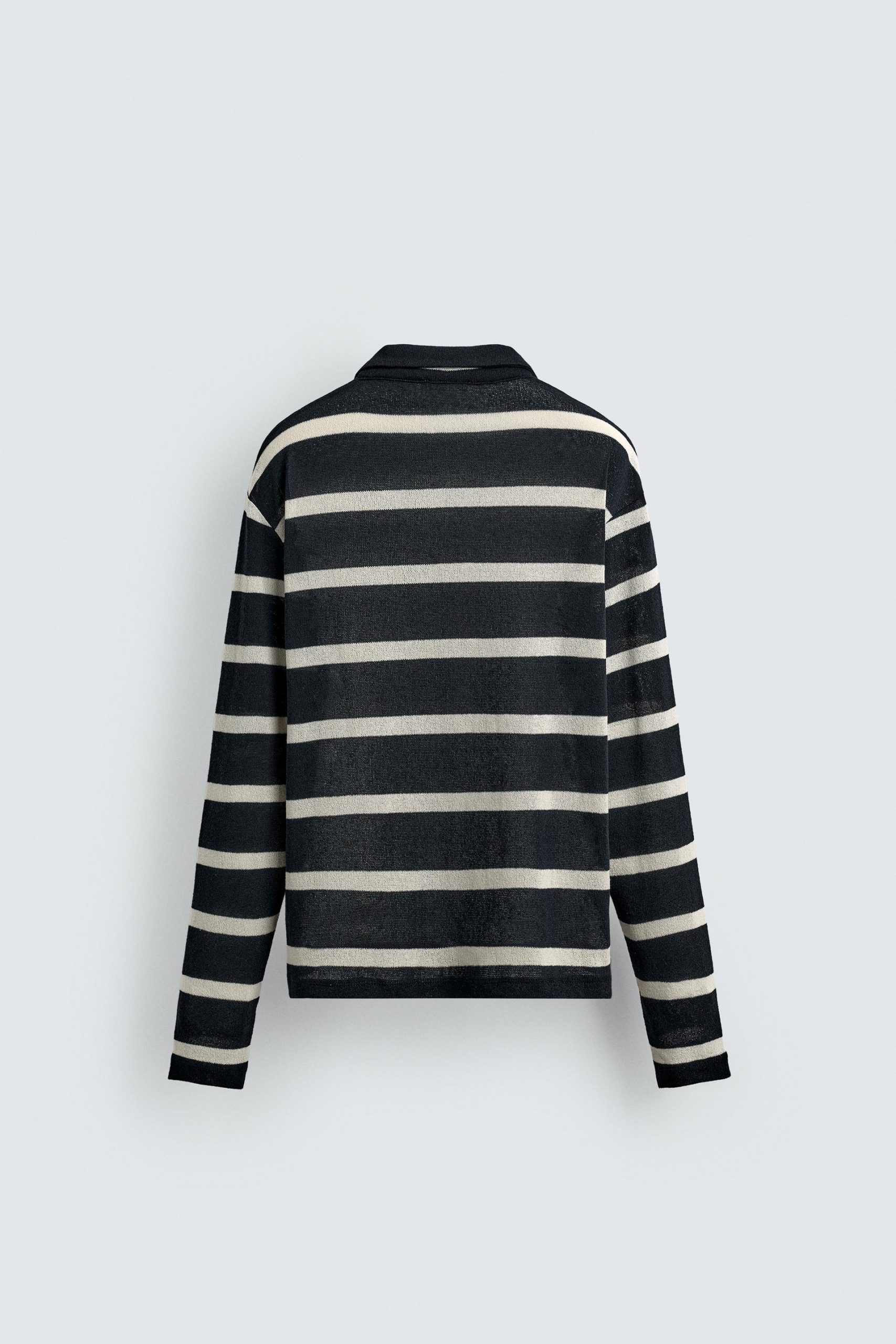 STRIPED JACQUARD POLO SHIRT MARO - Ảnh 2