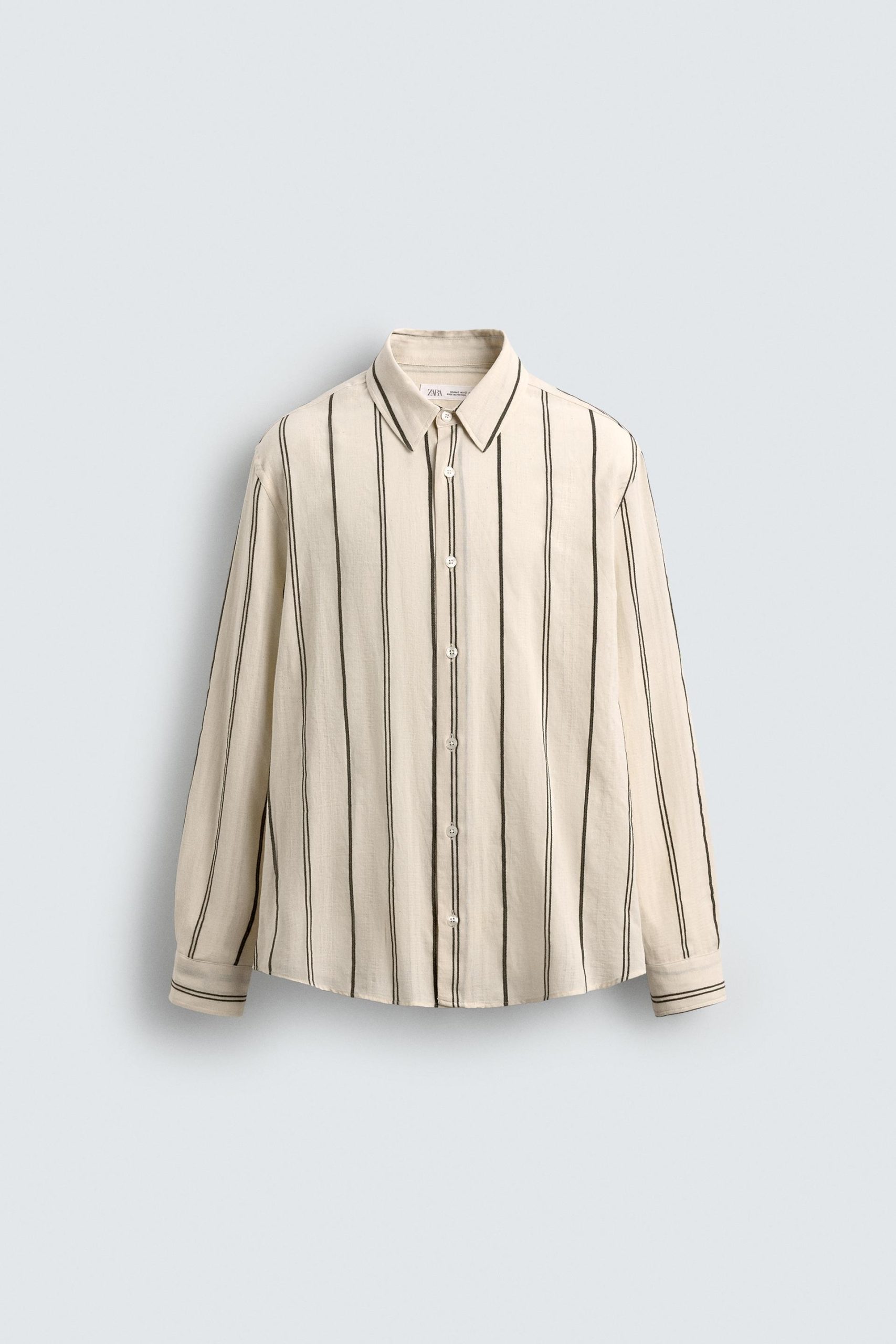 STRIPED JACQUARD SHIRT MARO - Ảnh 3