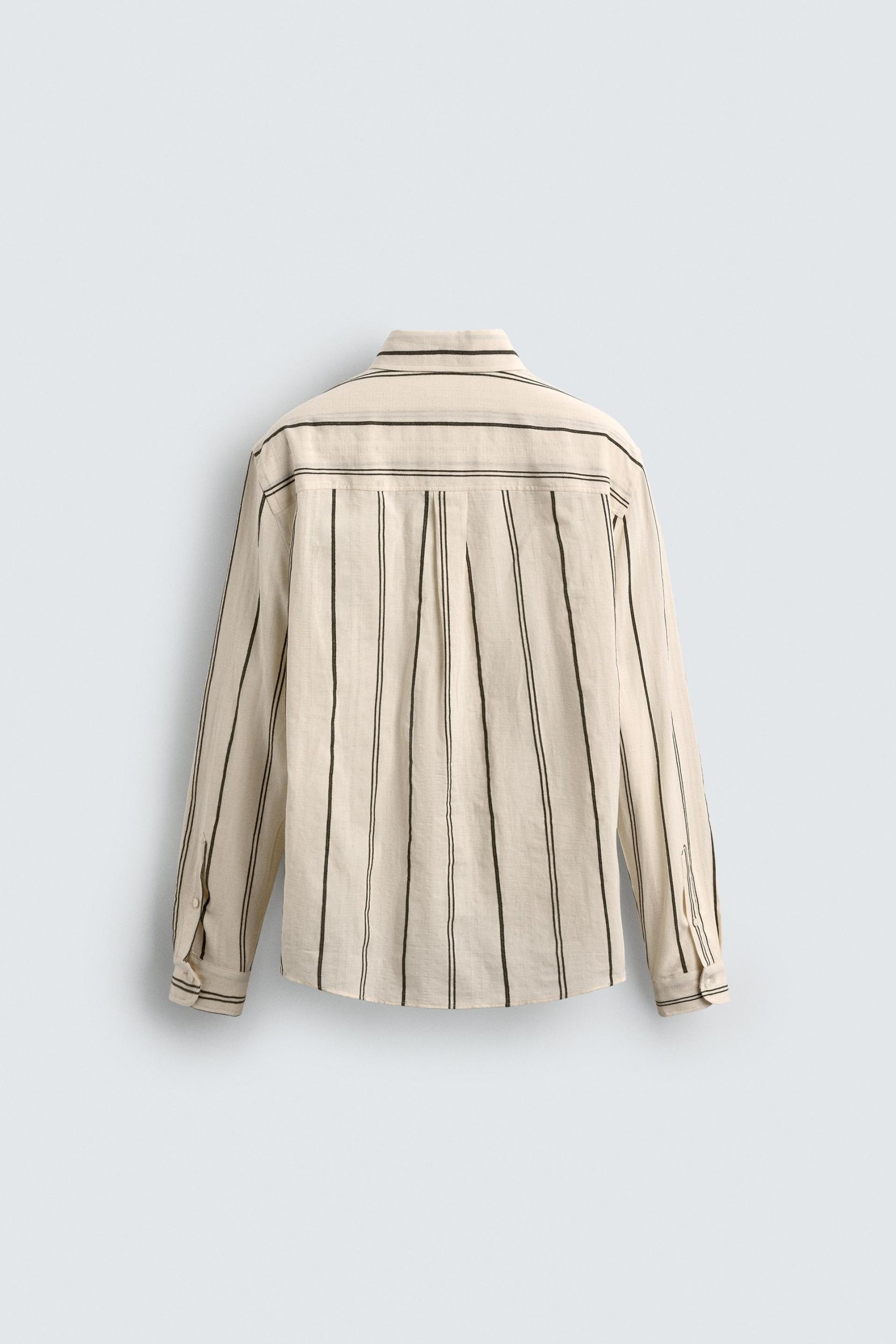 STRIPED JACQUARD SHIRT MARO - Ảnh 2