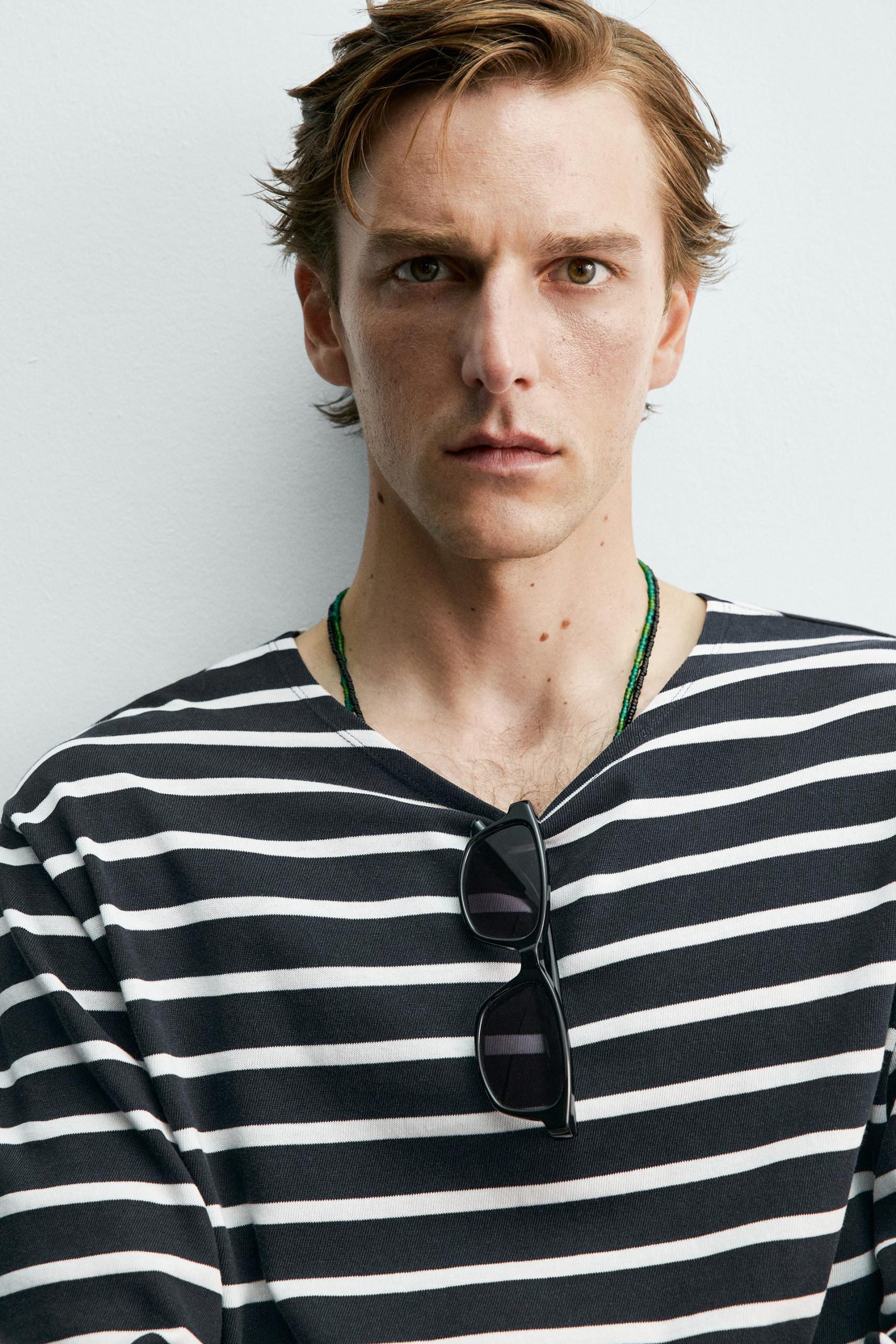 STRIPED JACQUARD T-SHIRT AARON LEVINE X ZARA MARO - Ảnh 3