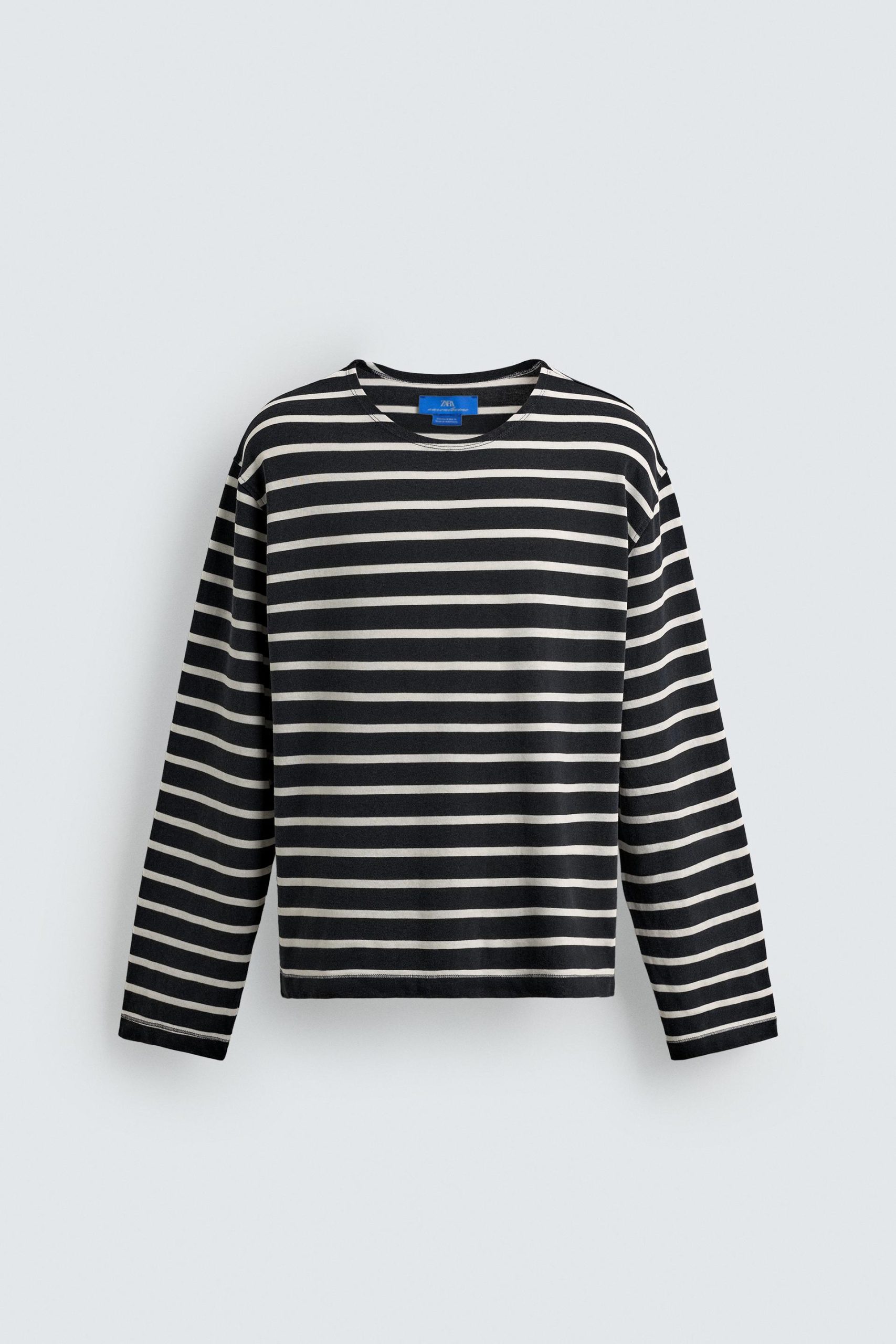 STRIPED JACQUARD T-SHIRT AARON LEVINE X ZARA MARO - Ảnh 2