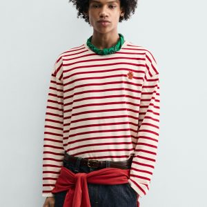 STRIPED JACQUARD T-SHIRT AMANDA LOBOS X ZARA MARO