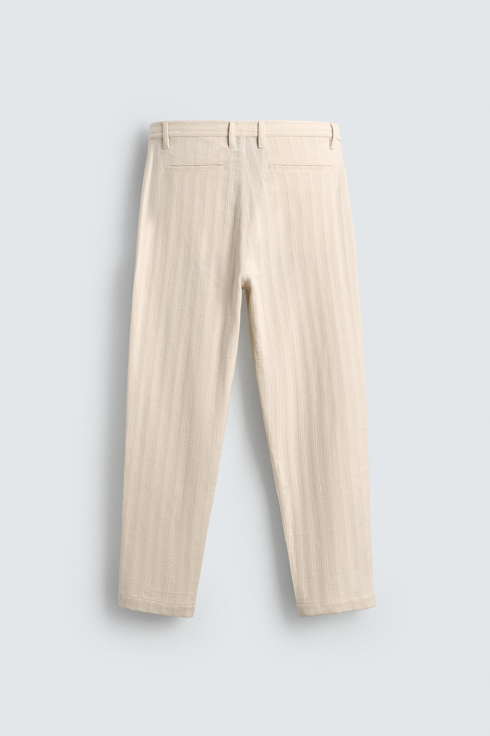 Striped Structured Chino Trousers MARO - Ảnh 2