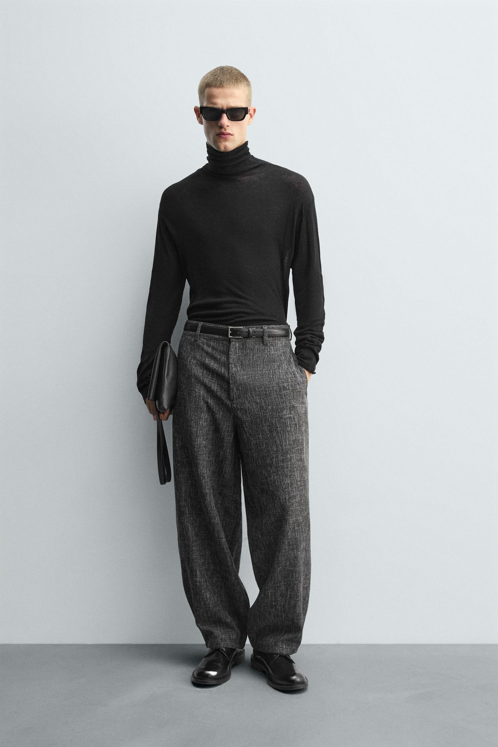 Textured Balloon Fit Trousers MARO - Ảnh 2