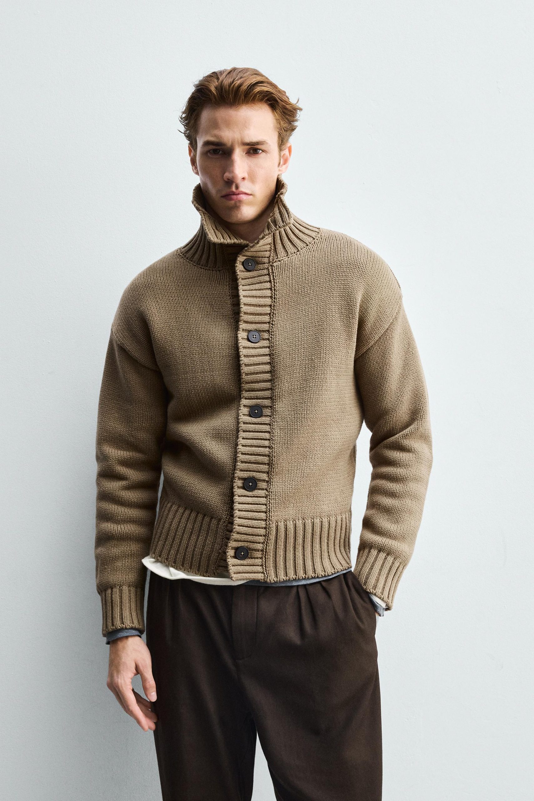 Textured Knit Cardigan MARO