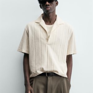 Textured Relaxed Fit Polo Shirt MARO