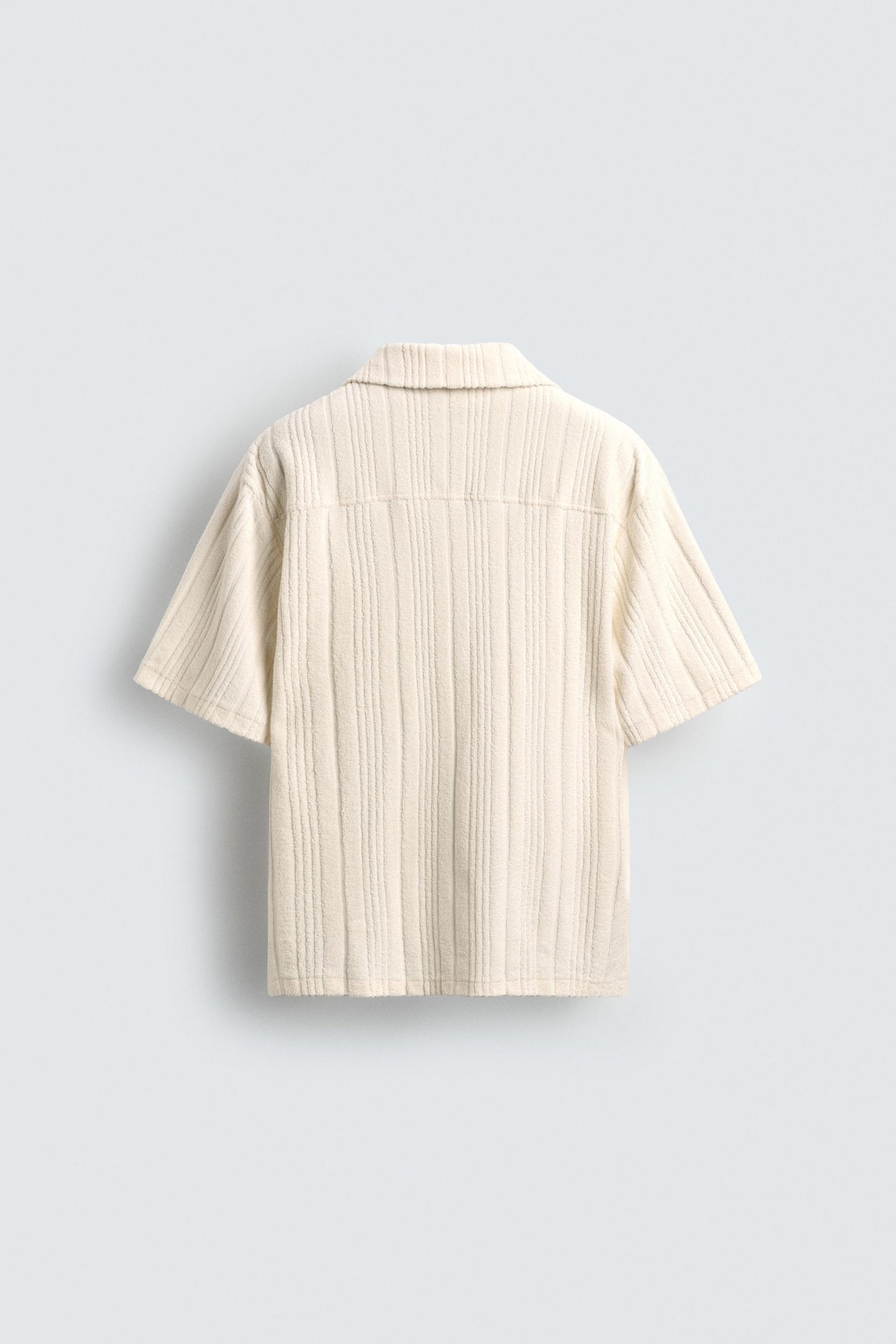 Textured Relaxed Fit Polo Shirt MARO - Ảnh 10
