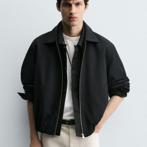 Textured Twill Jacket MARO
