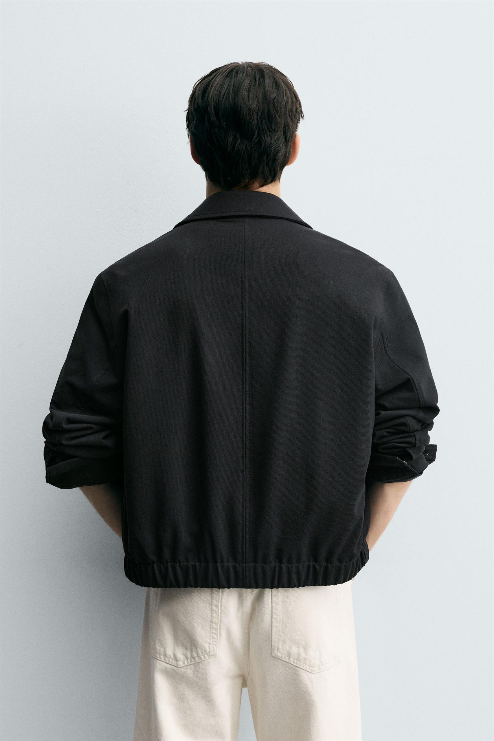 Textured Twill Jacket MARO - Ảnh 7